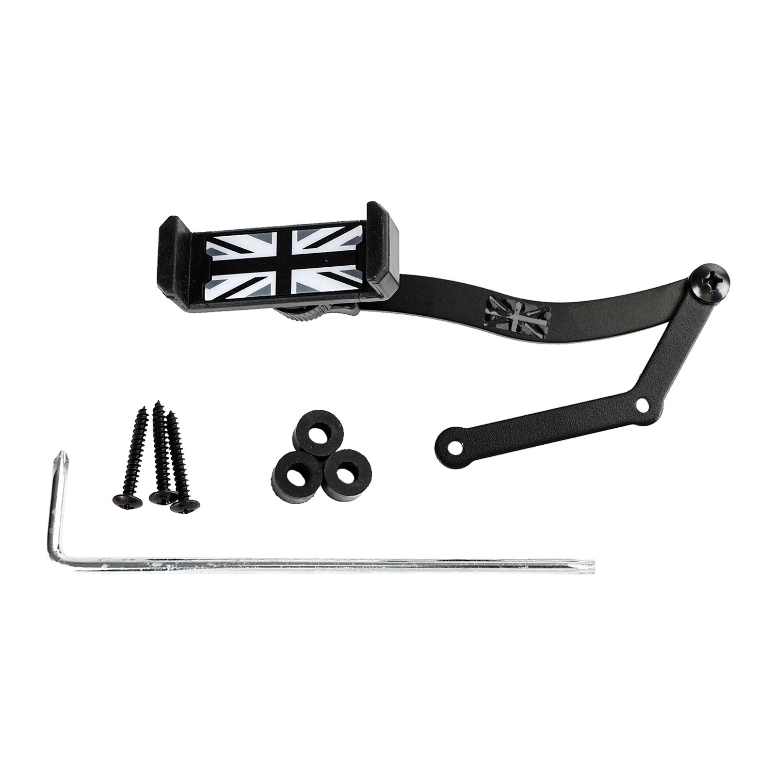 360° rotatie autotelefoonhouder voor Mini Cooper R50 R52 R53 grijs
