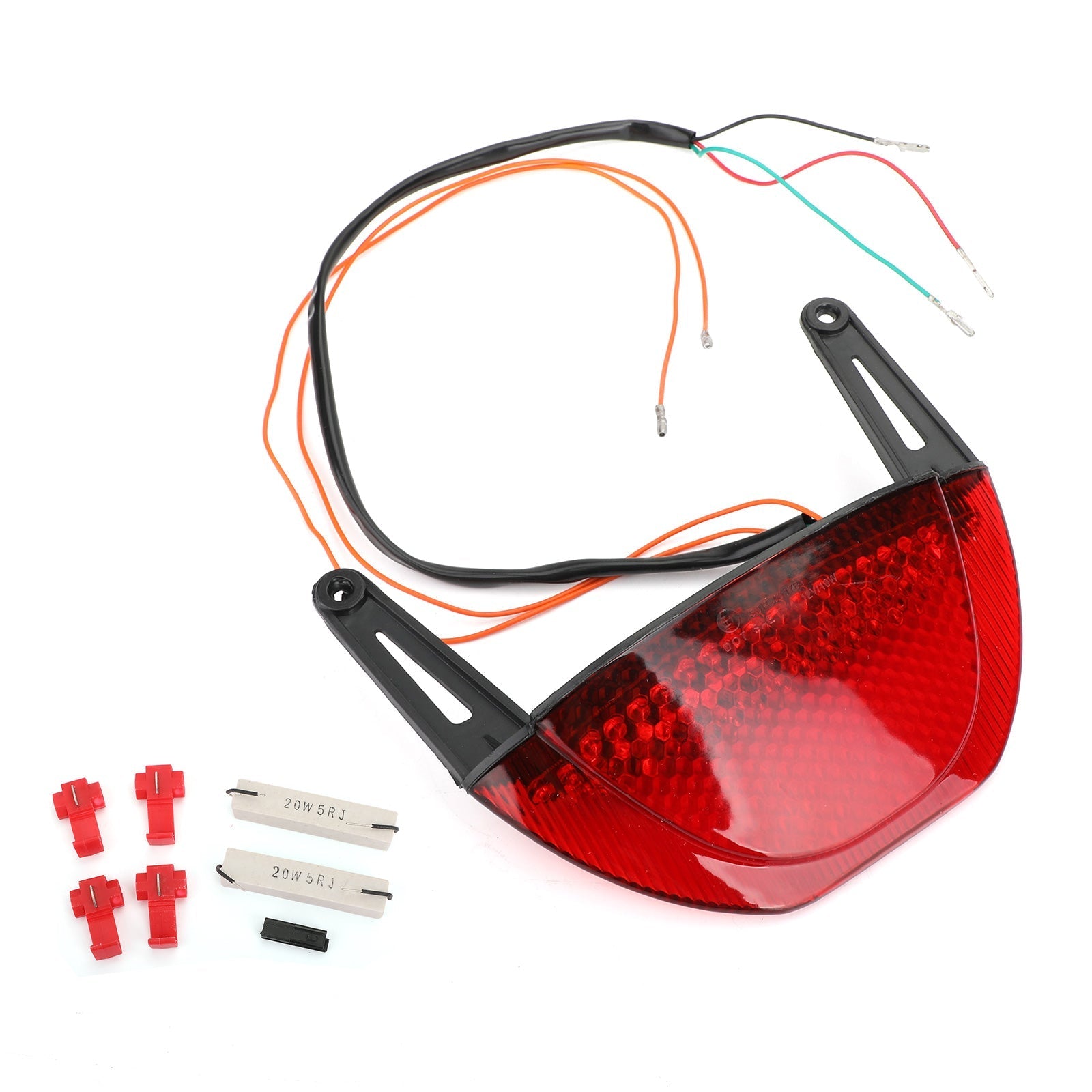 Moottoripyörän takajarrujen vilkkuvat valot Honda CBR 600RR 2007-2012 Generic Red