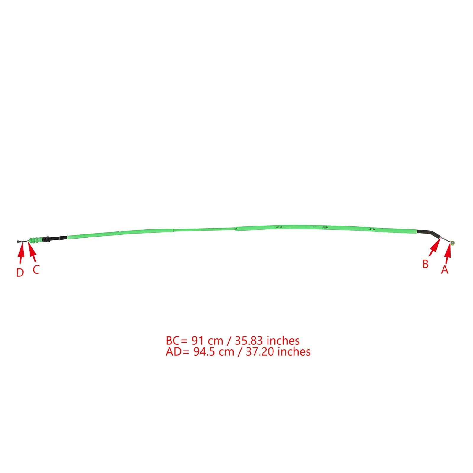 Motorfietskabelvervanging voor Kawasaki Z650 2017-2020 Generic