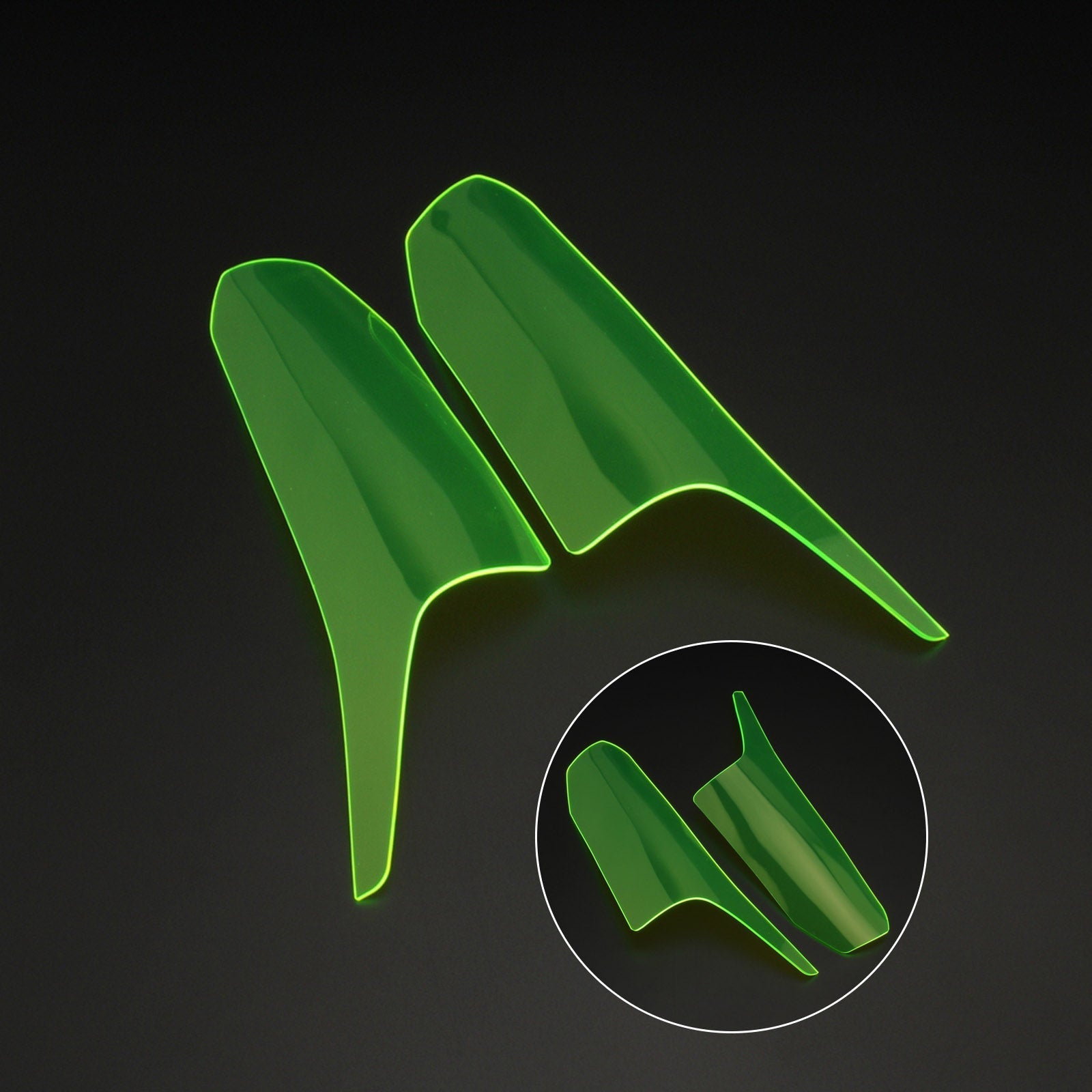 Headlight Lighthouse -objektiivin suojaus, joka sopii Honda CBR650R 2019-2021: lle yleinen savu