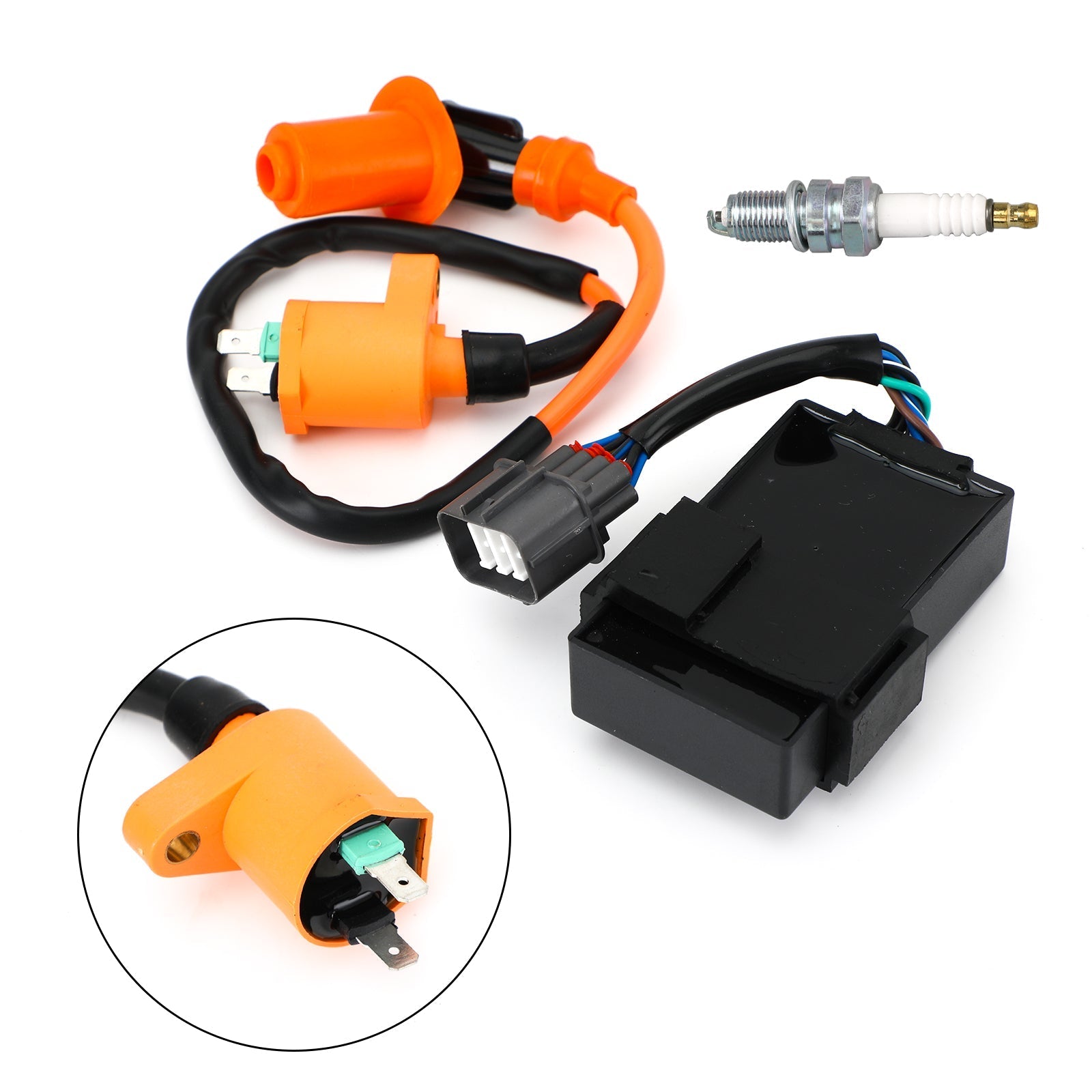 Bobine d'allumage Bougie d'allumage CDI pour Honda FourTrax 300 TRX300 TRX300FW 1998-2000 Générique