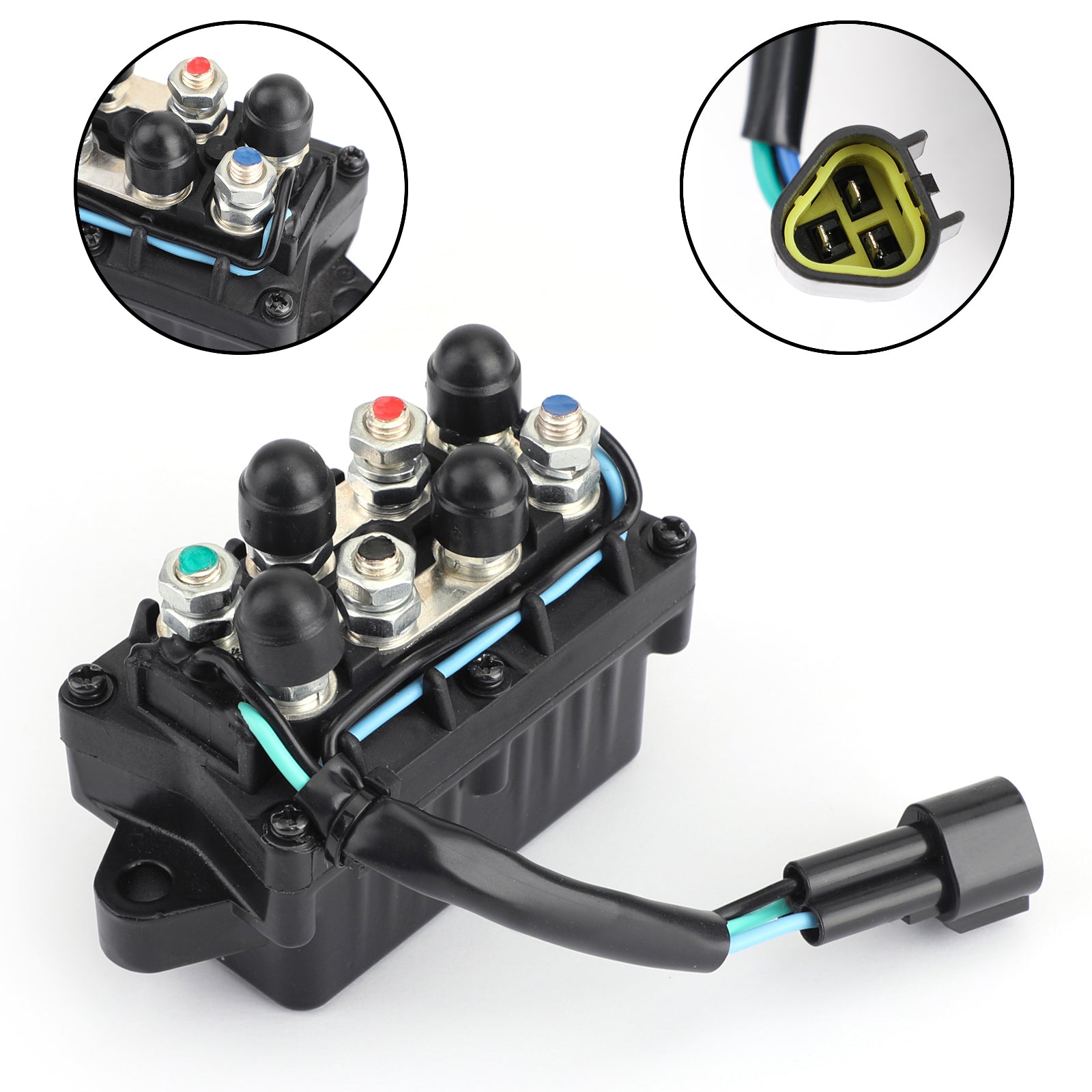 Gruppo relè a 3 pin per motore fuoribordo Yamaha Motore a 4 tempi F25 40 50 60 75 90 HP