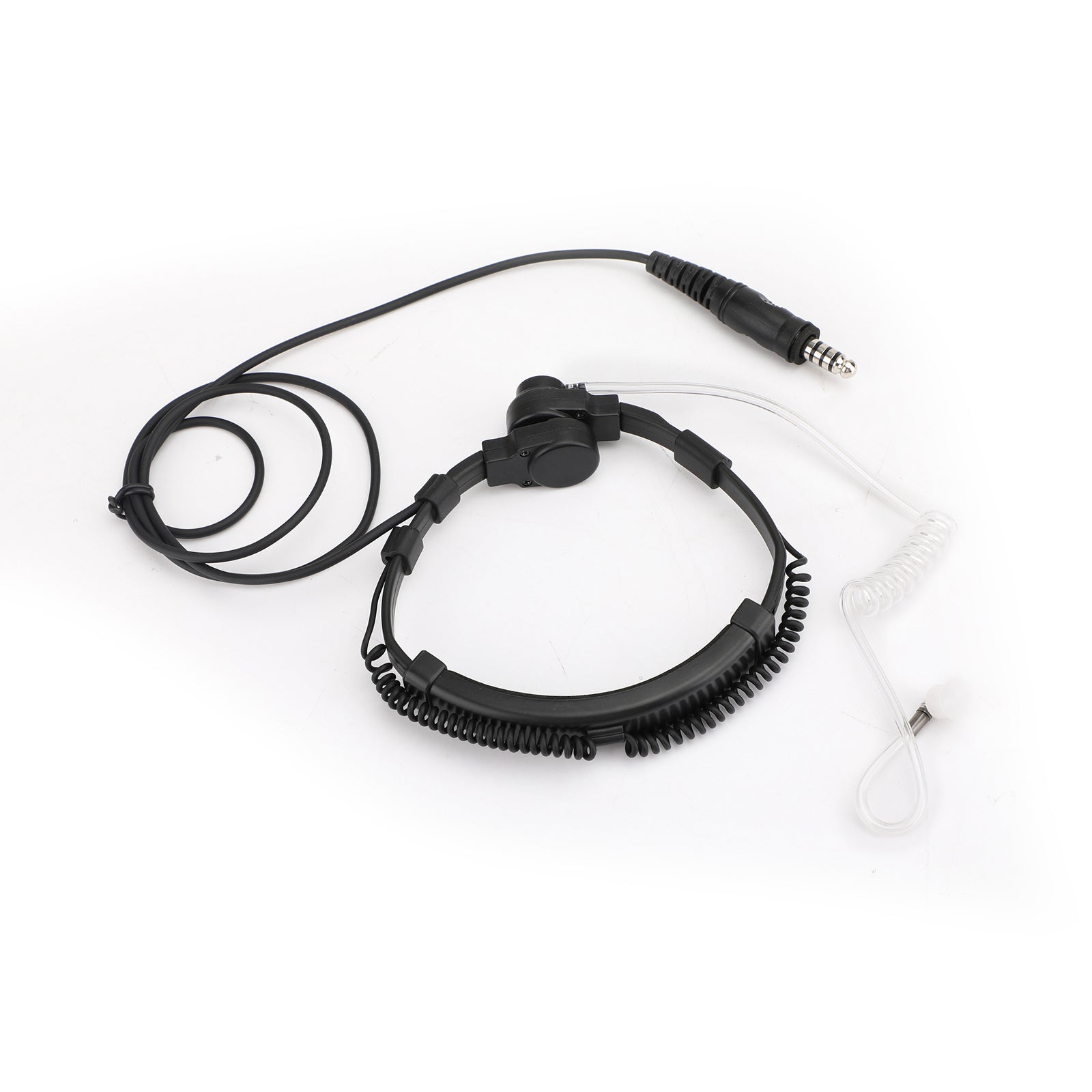 Para HYT PD415 PD500 PD505 6 pines U94 PTT 7,1mm auriculares de garganta tácticos con enchufe grande