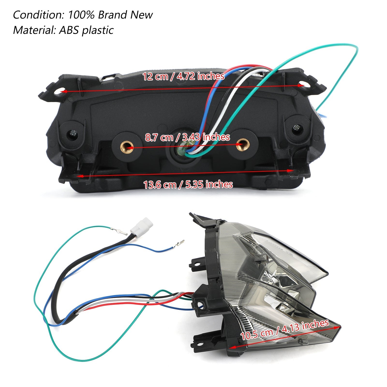 Feu arrière LED clignotants de frein arrière pour YAMAHA MT-09 FZ-09 2017-2019 générique