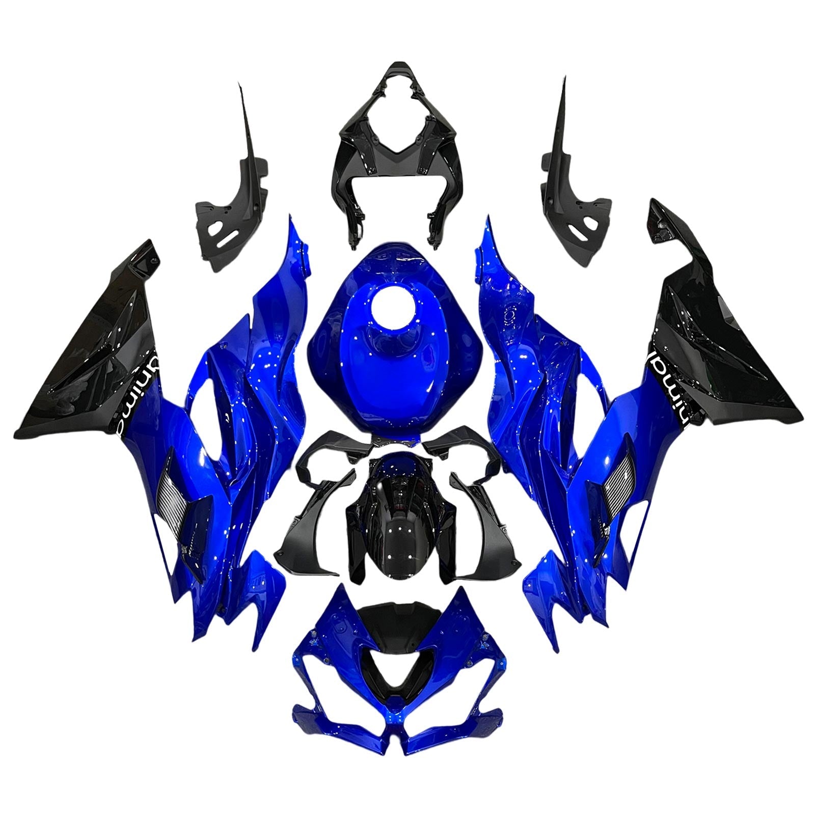 Amotopart Kawasaki ZX6R 2019-2023 ABS kunststof carrosseriekuipset