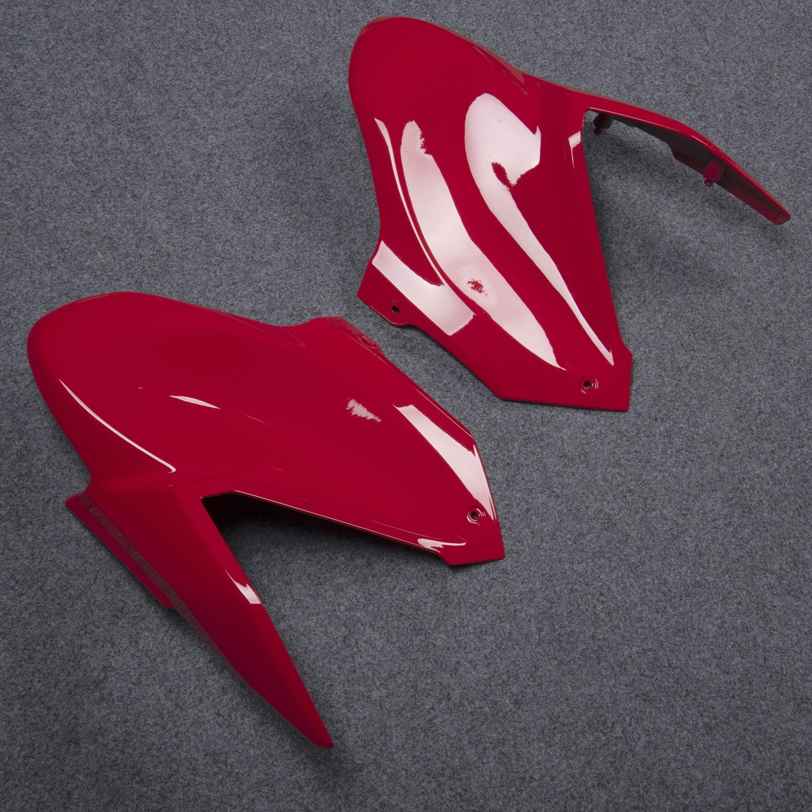 Amotopart Carénage pour Kawasaki Z900 2017-2019 18 Rouge Injection Plastique ABS Carrosserie Générique