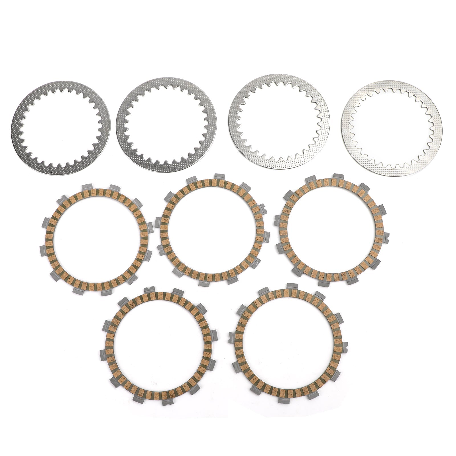Stalen koppelingsset en wrijvingsplaten voor Kawasaki KLX125 Suzuki GN125 GSX-R150 Generiek