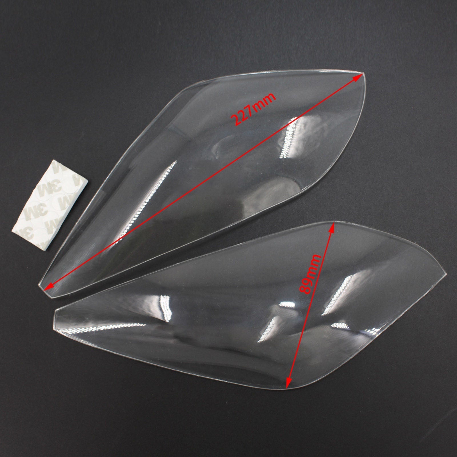 Protezione della lente del faro anteriore adatto a Yamaha MT-09 FJ 09 Tracer 16-18 ? Fumo generico