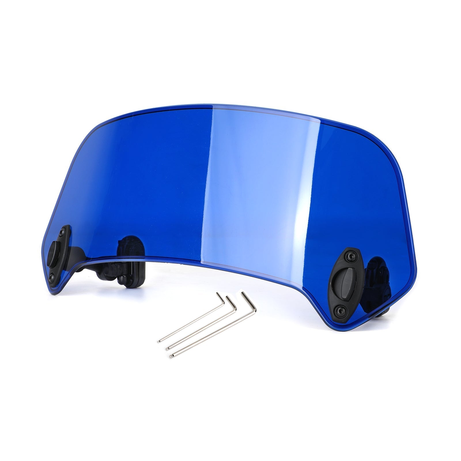 Clip regolabile in moto sul deflettore del vento di espansione del parabrezza