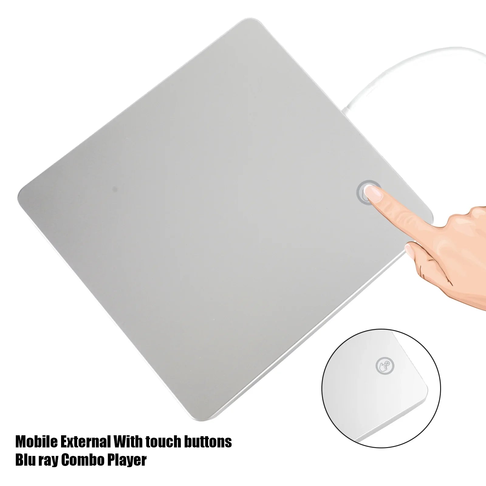 Dvd-combospeler Externe draagbare Blu-ray-speler Type-C voor Win10 Mac OS