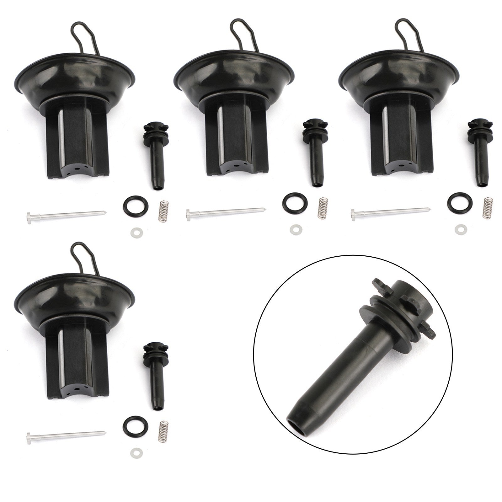 4x Kit di riparazione carburatore per moto, membrana a stantuffo per Honda CB400 VTEC CB 400 generico