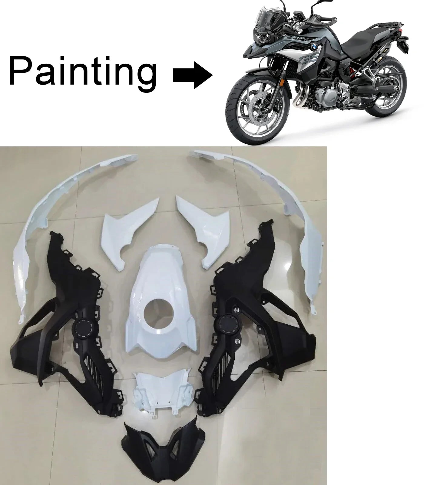 Amotopart BMW F750GS F850GS 2018-2020 Kuipset carrosserie