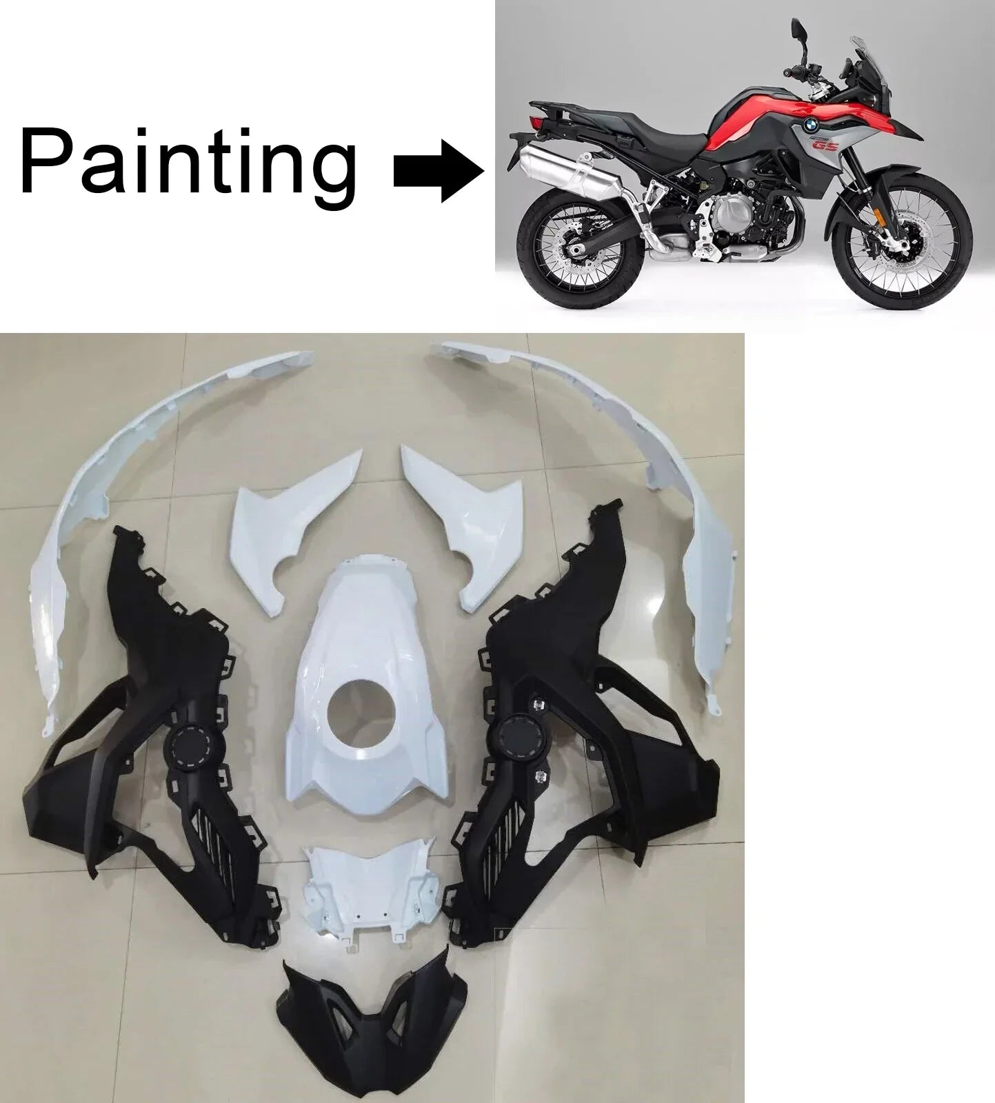 Amotopart BMW F750GS F850GS 2018-2020 Kuipset carrosserie