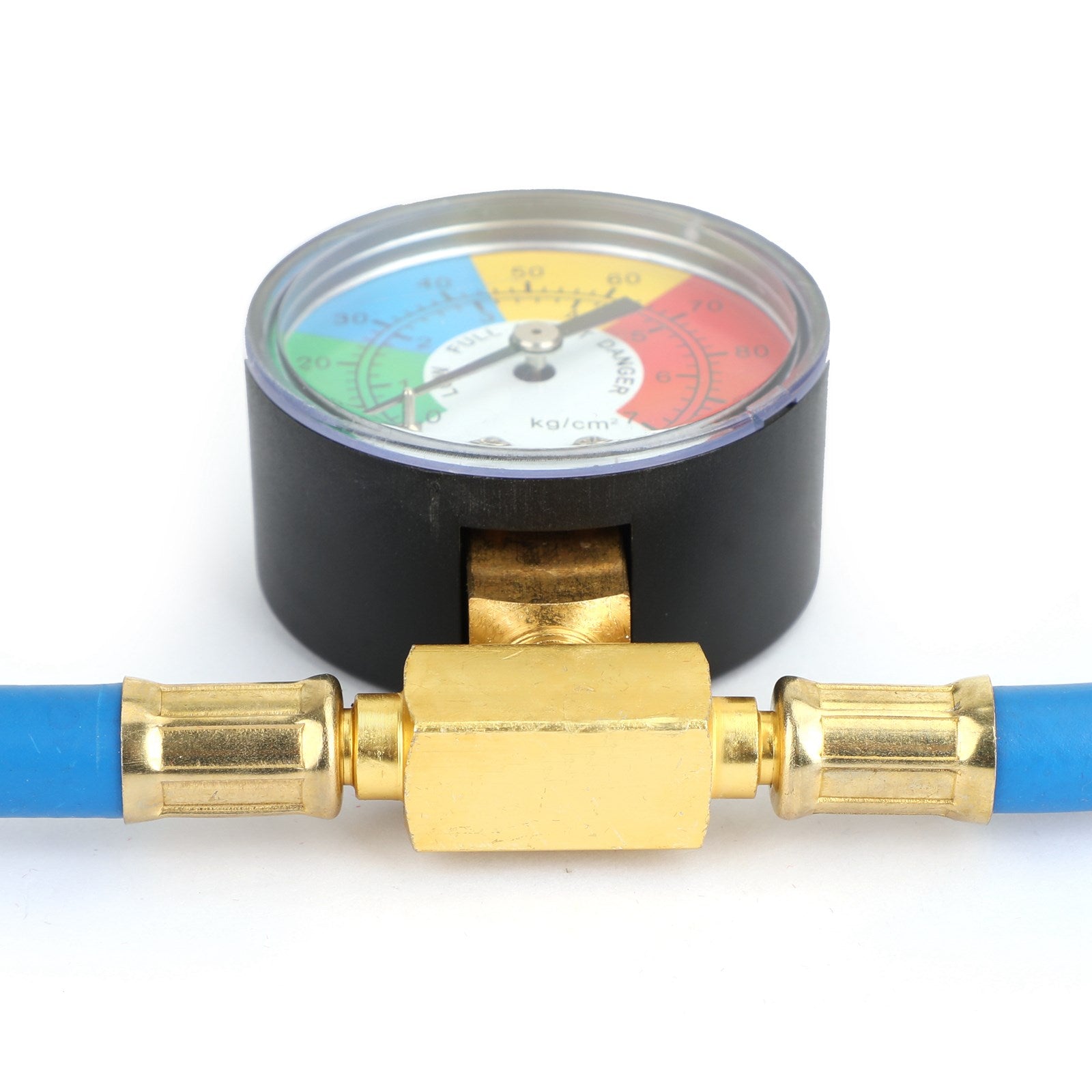 Tuyau de mesure de recharge de réfrigérant AC R134A pour climatisation de voiture automatique avec jauge