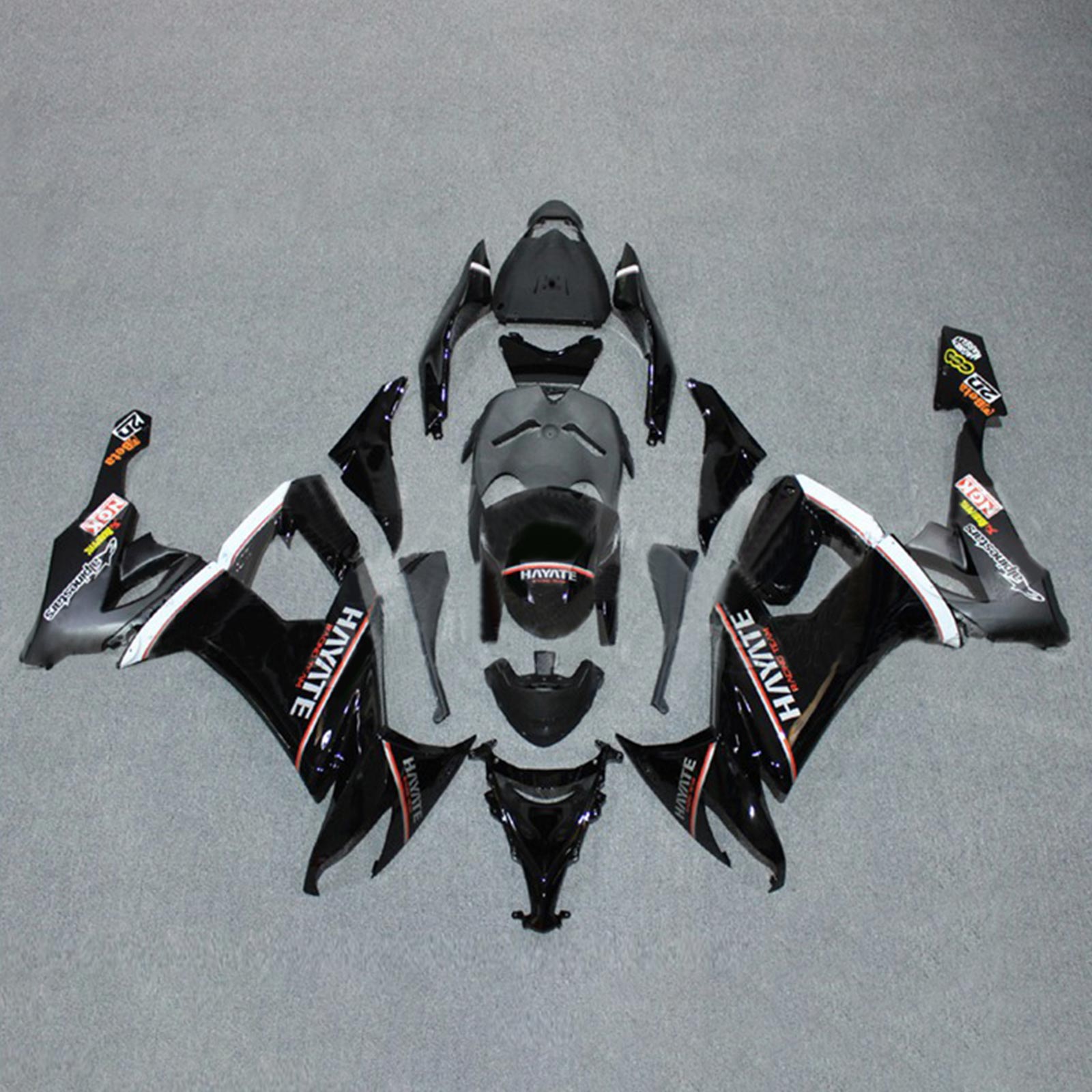 Amotopart Kawasaki ZX10R 2008-2010 ABS kunststof carrosseriekuipset