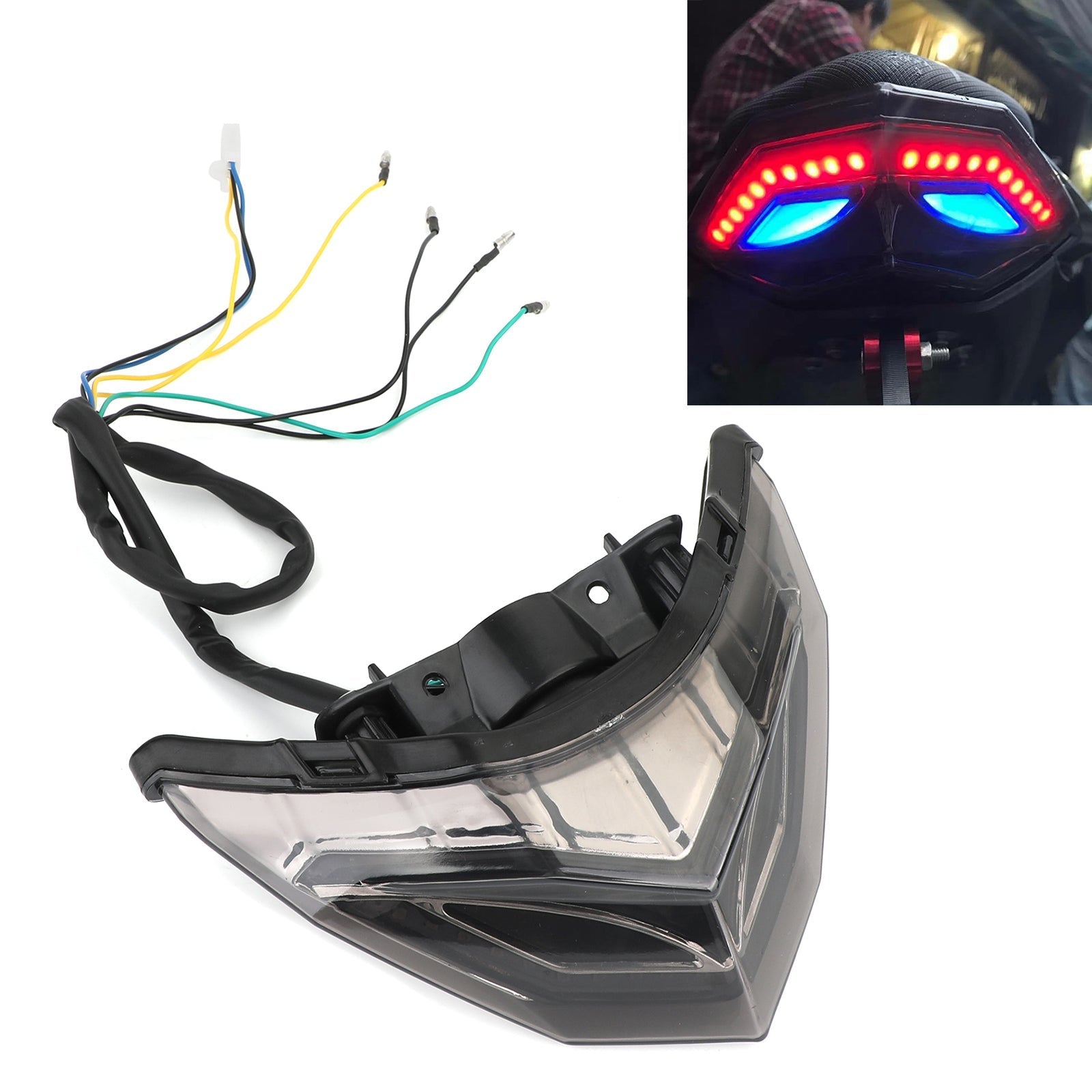 Achter achterkantremindicatoren voor Kawasaki Ninja 250 300 2013-2017 Generiek