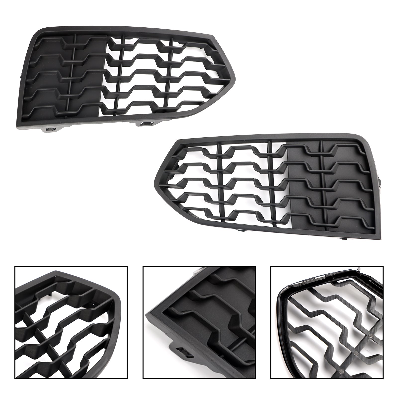 BMW F22 F23 2012-2017 2PCS Pare-chocs avant M Grilles antibrouillard Grill