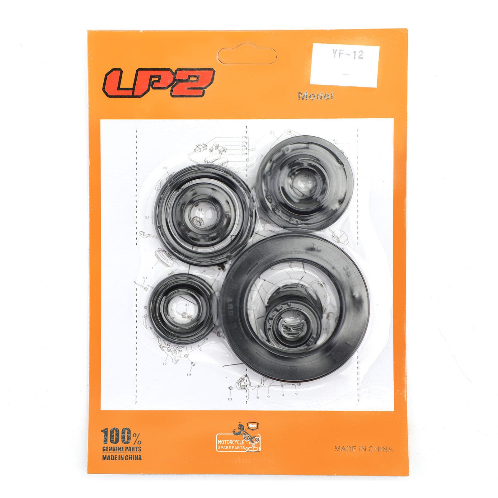 Kit paraolio motore 9 pezzi per Honda CR250R 2002-2004 cr250r cr-250r generico