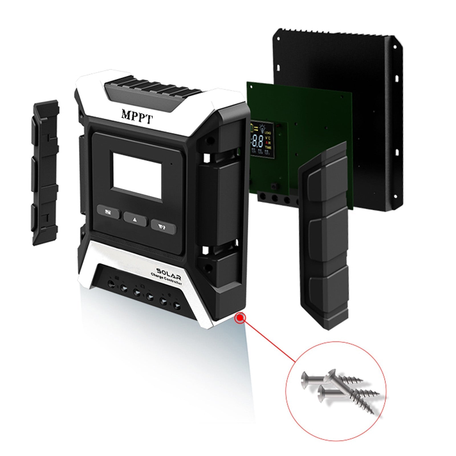 MPPT Auto Dual USB 12V-60V Solar Hybpt Hybpt Hybpt.