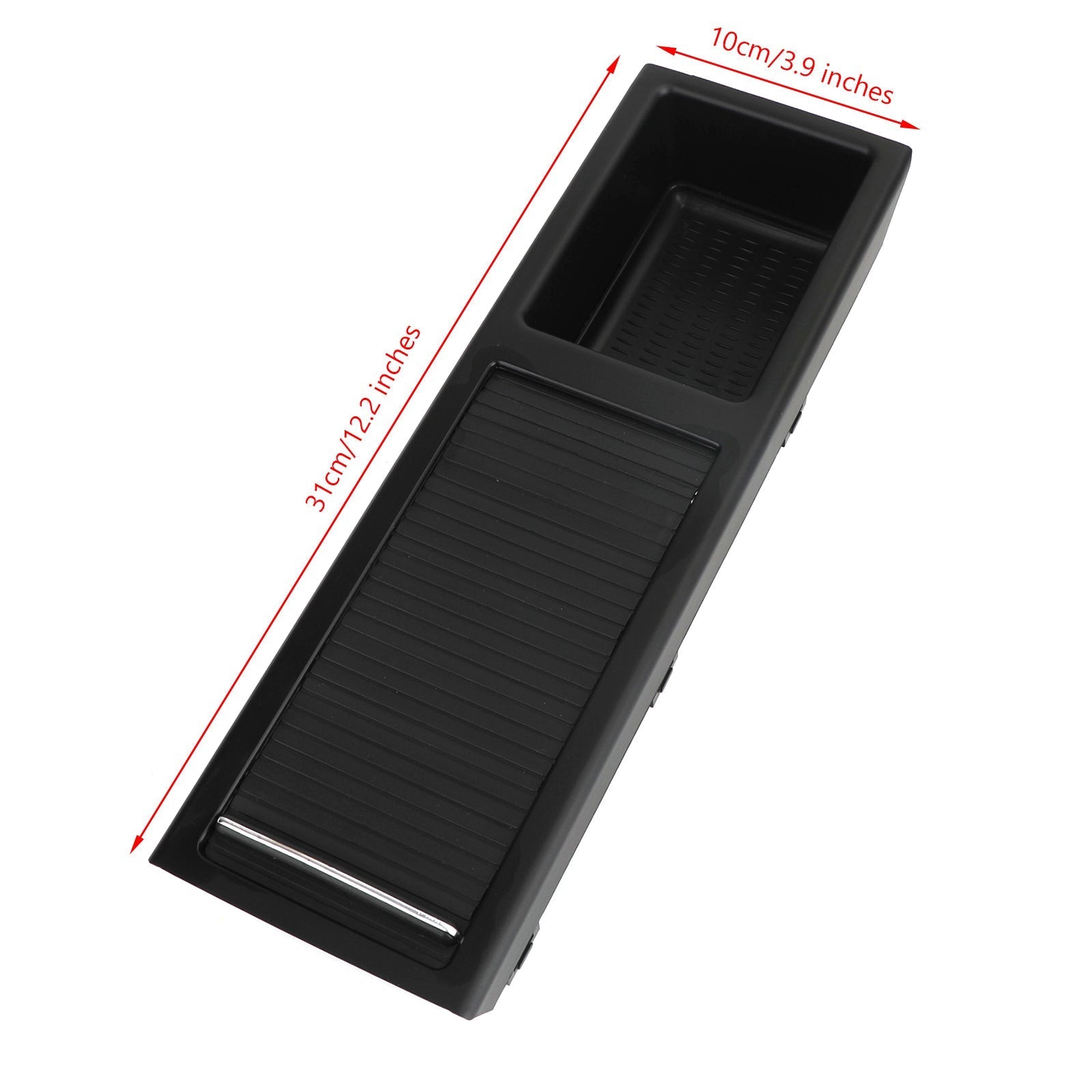 Czarny uchwyt na kubek w przedniej konsoli środkowej do BMW E46 serii 3 1998-2007 Generic