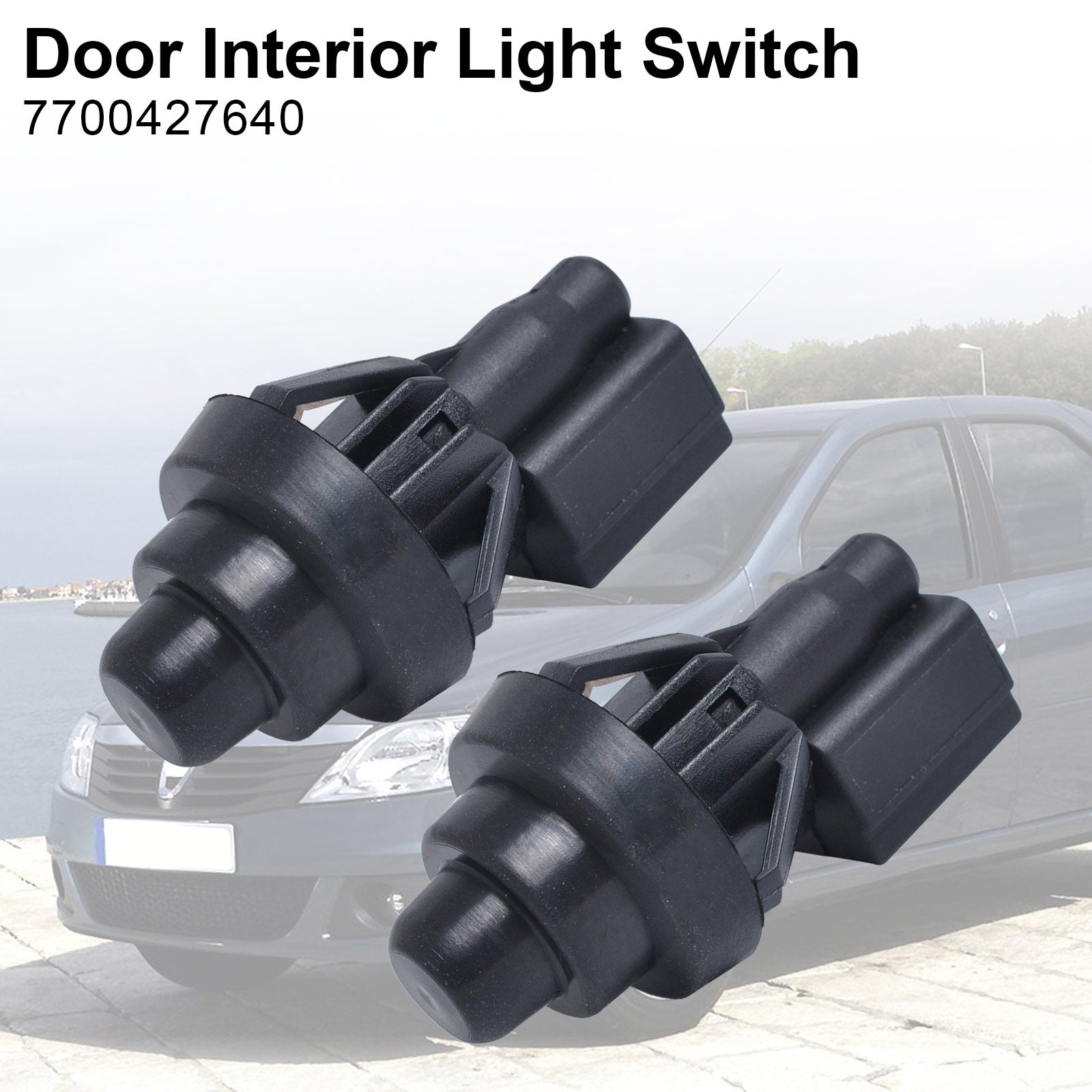 2X Interruttore luce porta interna per Renault Clio Mk2 Kangoo Megane 7700427640 Generico