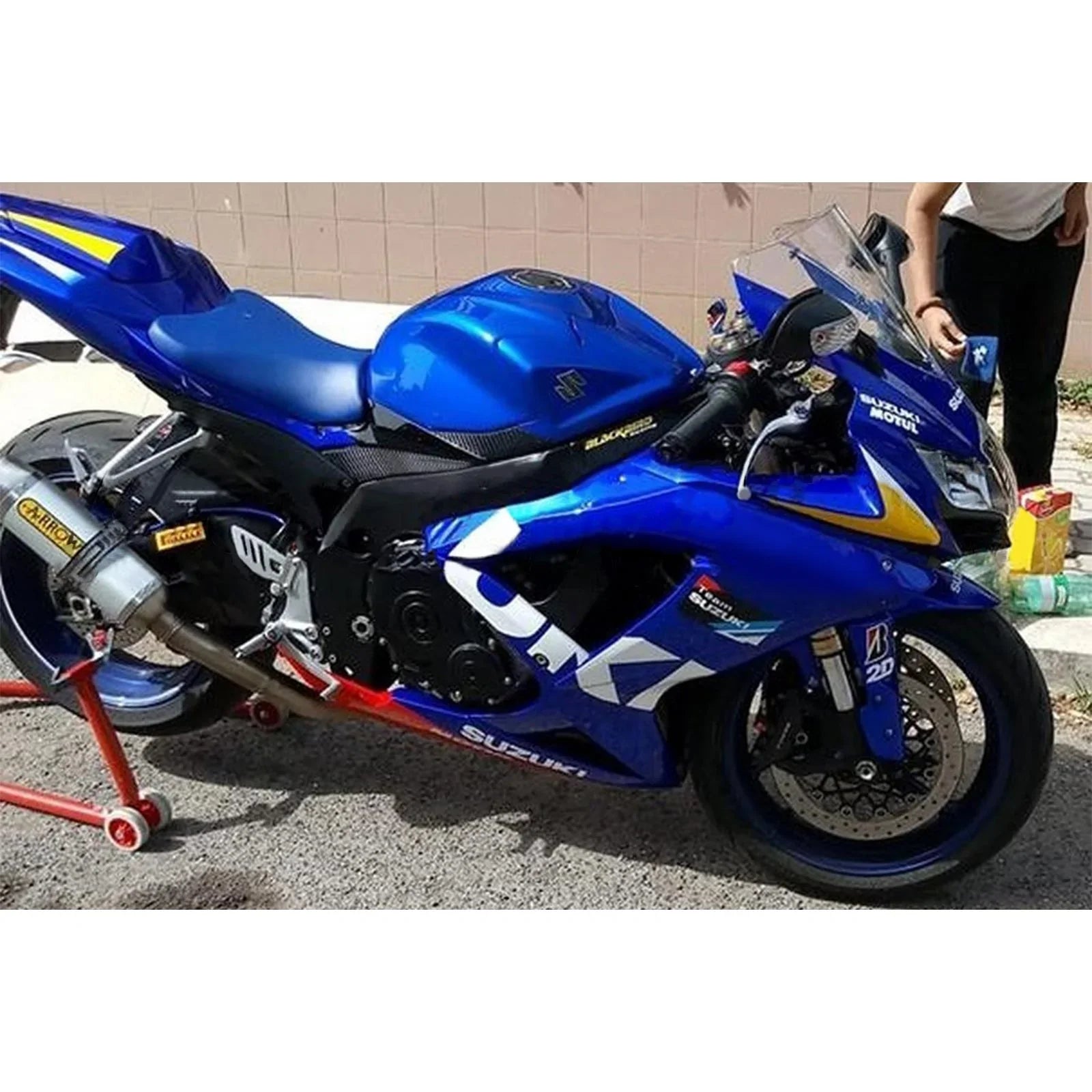 Amotopart Suzuki GSXR 600/750 2008-2010 ABS kunststof carrosseriekuipset K8