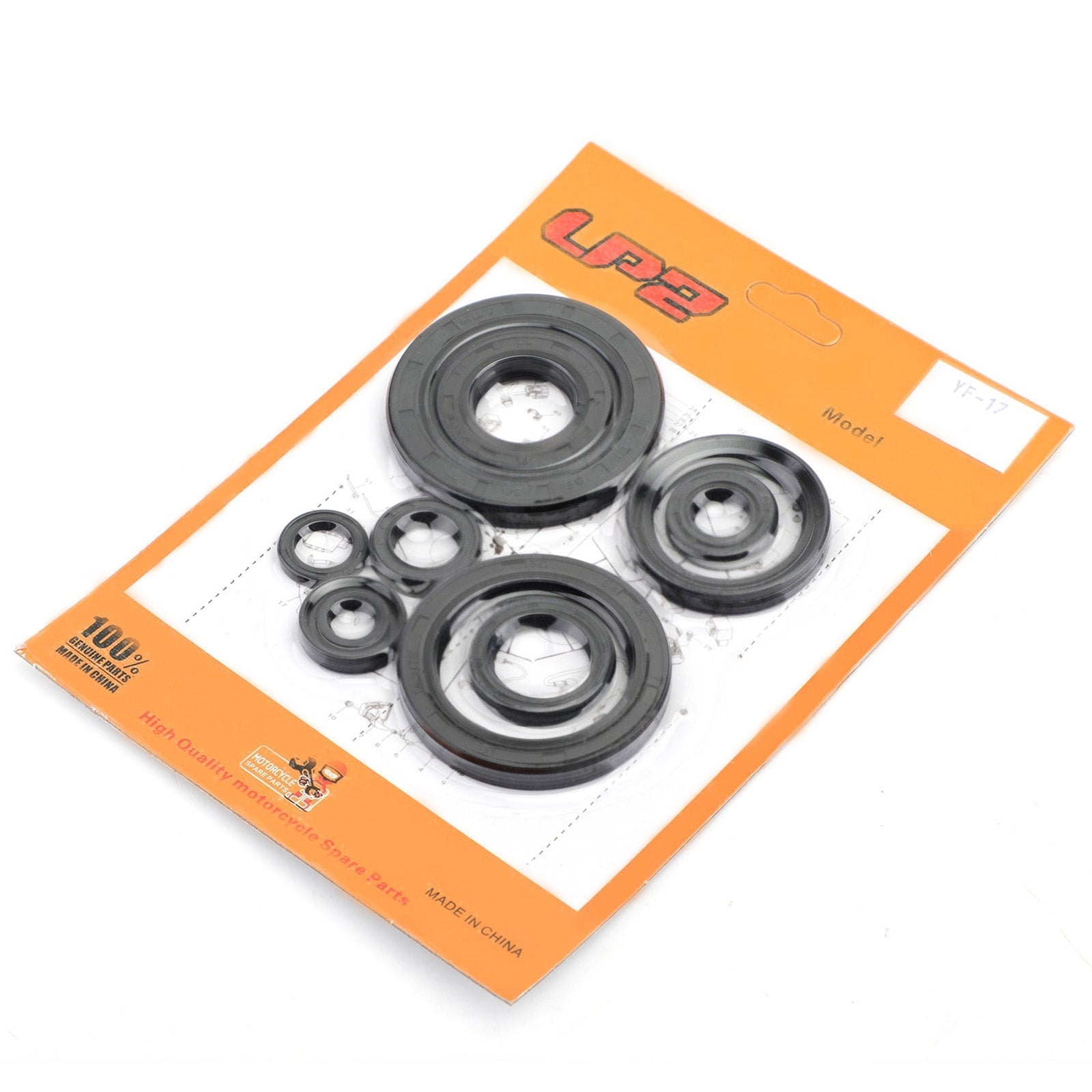 9-delige motoroliekeerringset voor Honda CRF450R CRF450 CRF 450 R 2009-2014 Generiek