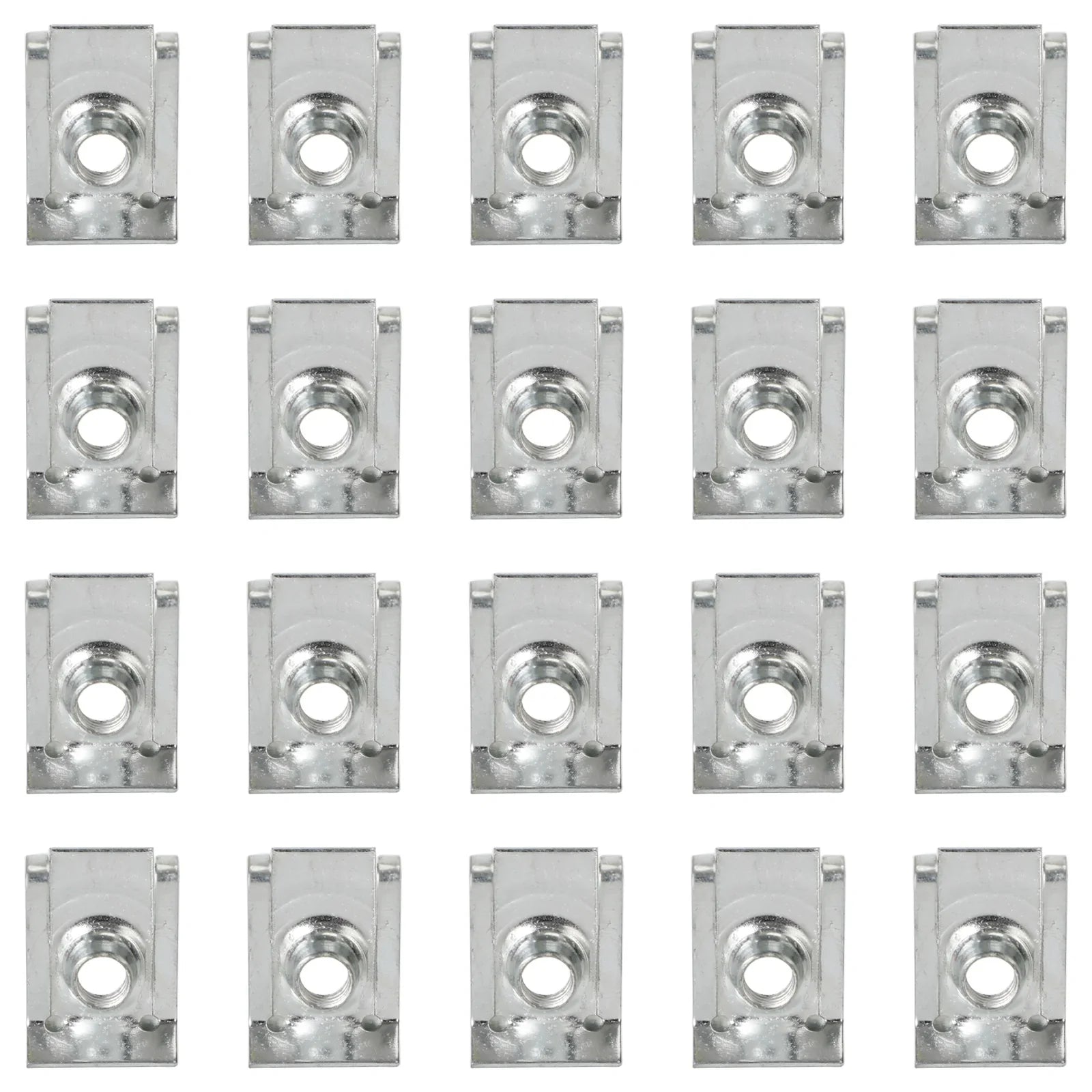 20x posnetki Carénage M6 6 mm omare za motociklo motociklistično motociklo motociklistično ploščo U generična matica