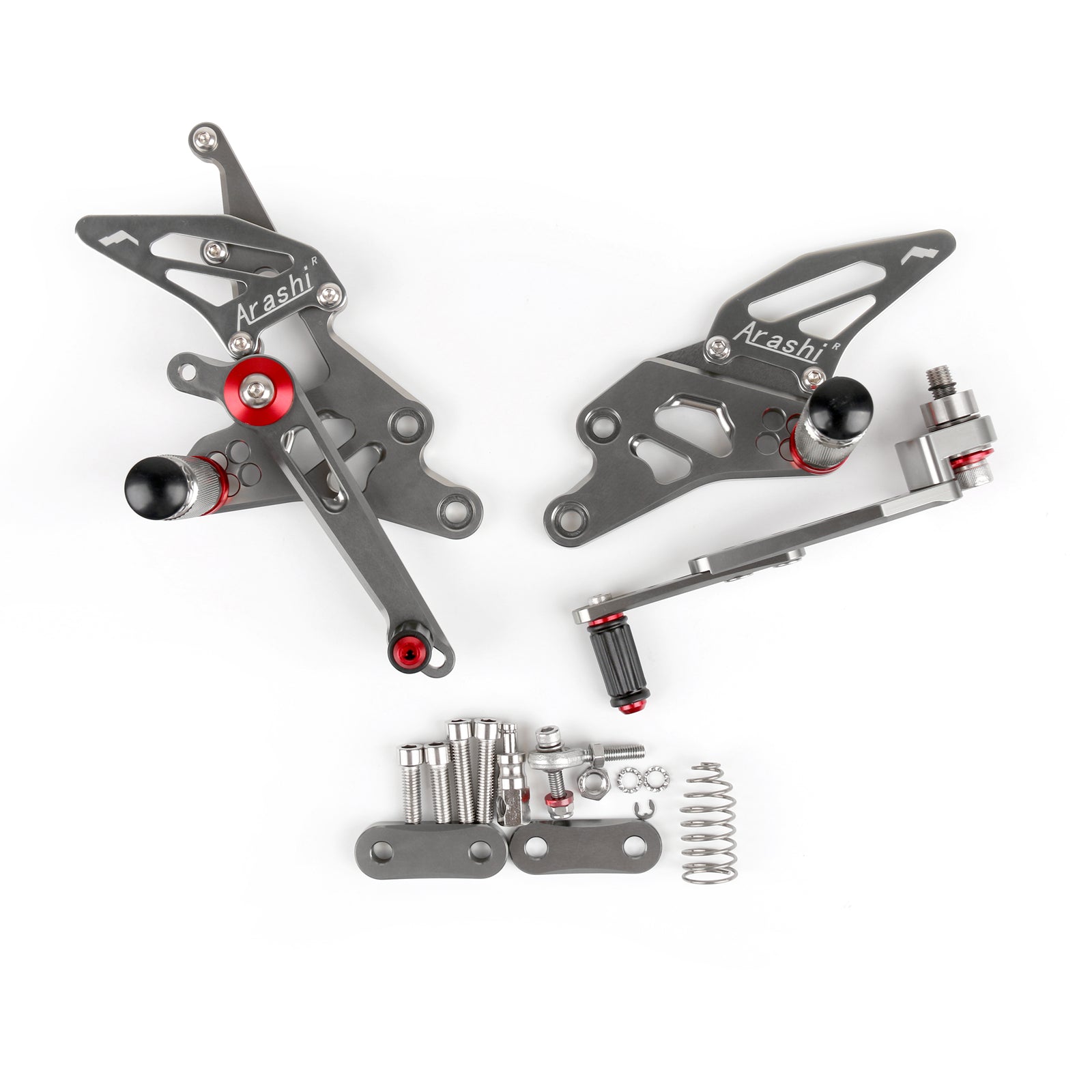 Ensemble arrière de repose-pieds réglable CNC pour Suzuki GSXR1000 2009-2016 Blac générique