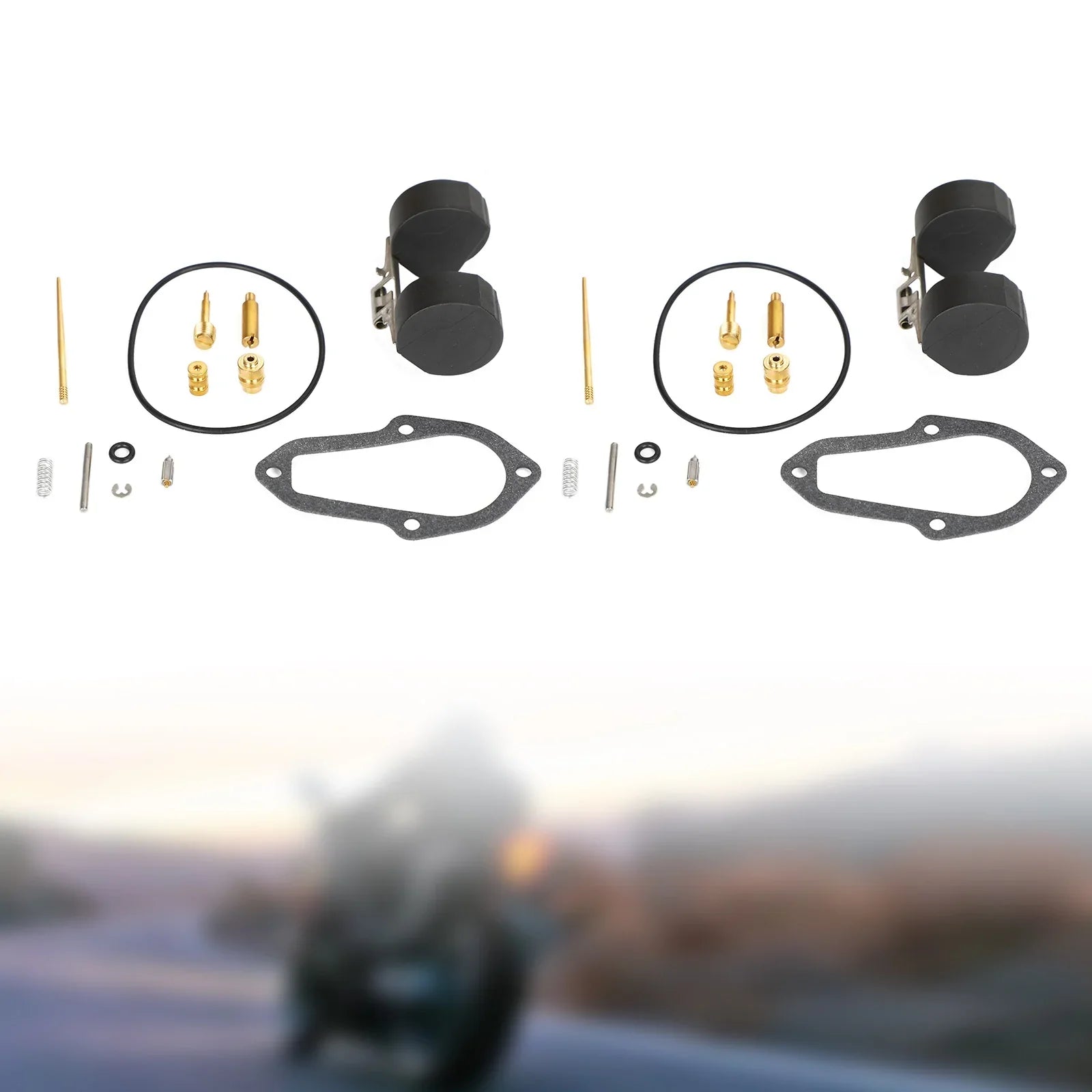 2X Carburateurreparatieset voor Honda XL250 Motosport 250 1972-1975 Generiek