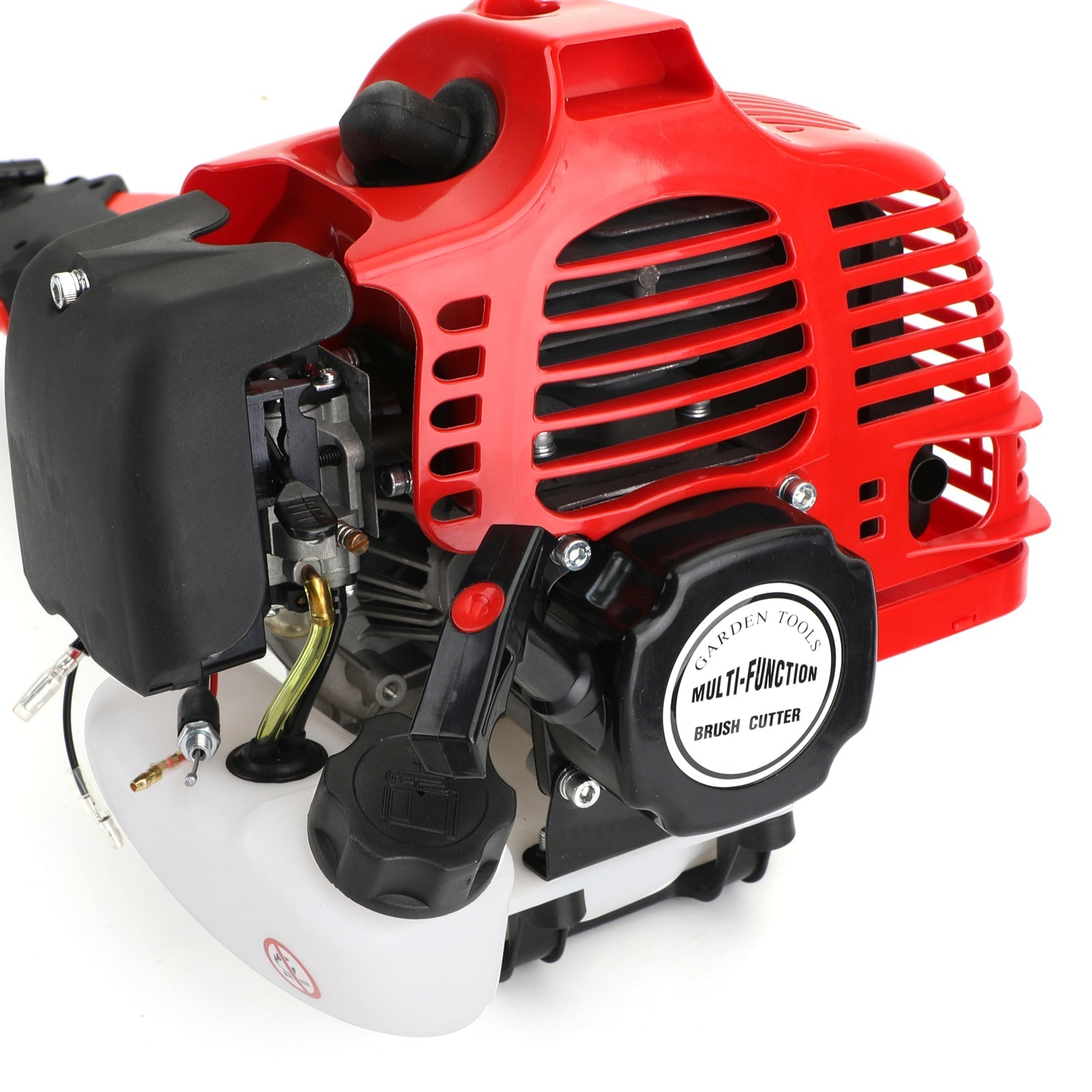 Benzynowe nożyce do żywopłotu 5 w 1 o pojemności 52 cm3, piła łańcuchowa, kosa do zarośli, piła na wysięgniku, narzędzia zewnętrzne