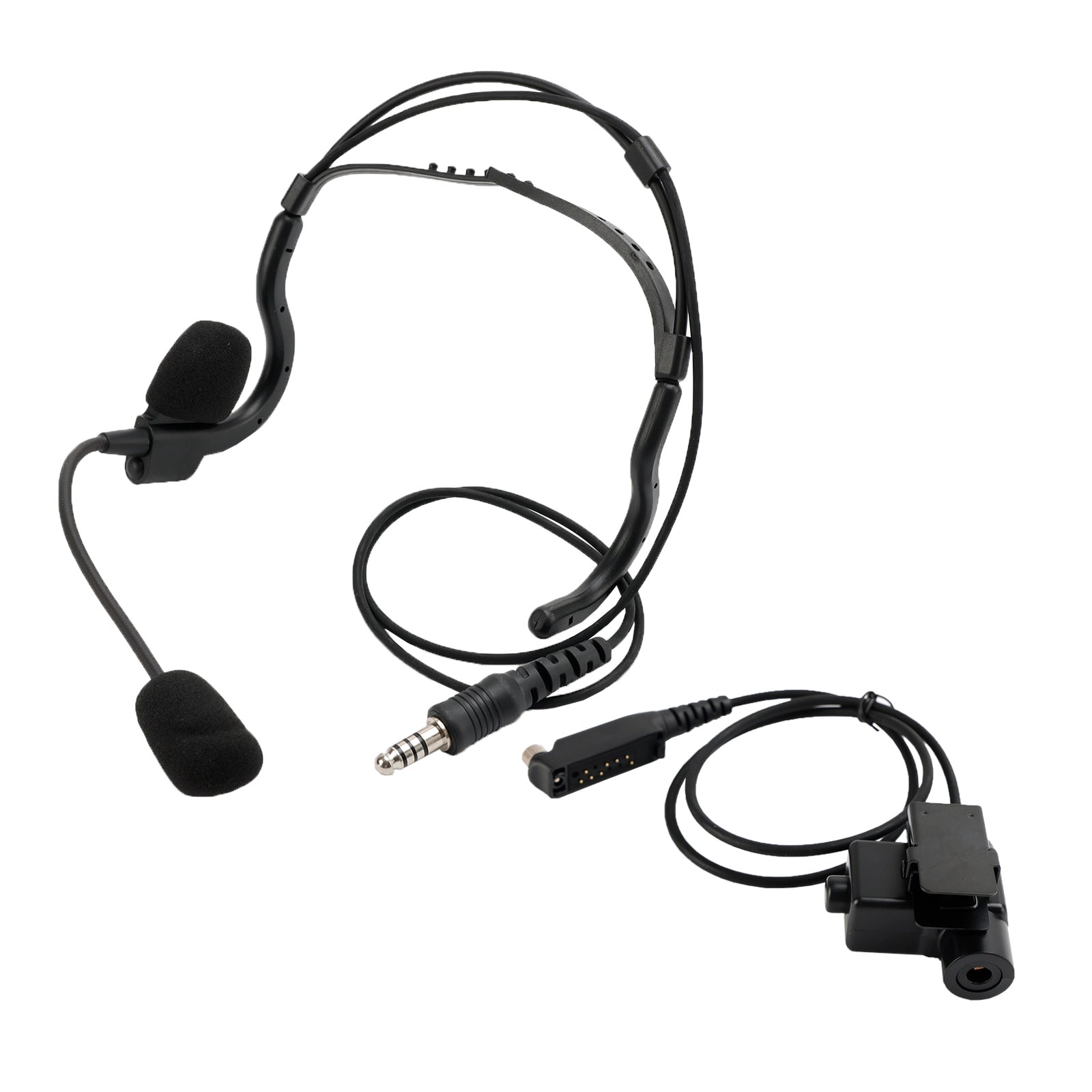 7.1-C8 Achteraan gemonteerde grote plug tactische headset voor Sepura STP8000 STP8030 STP8035
