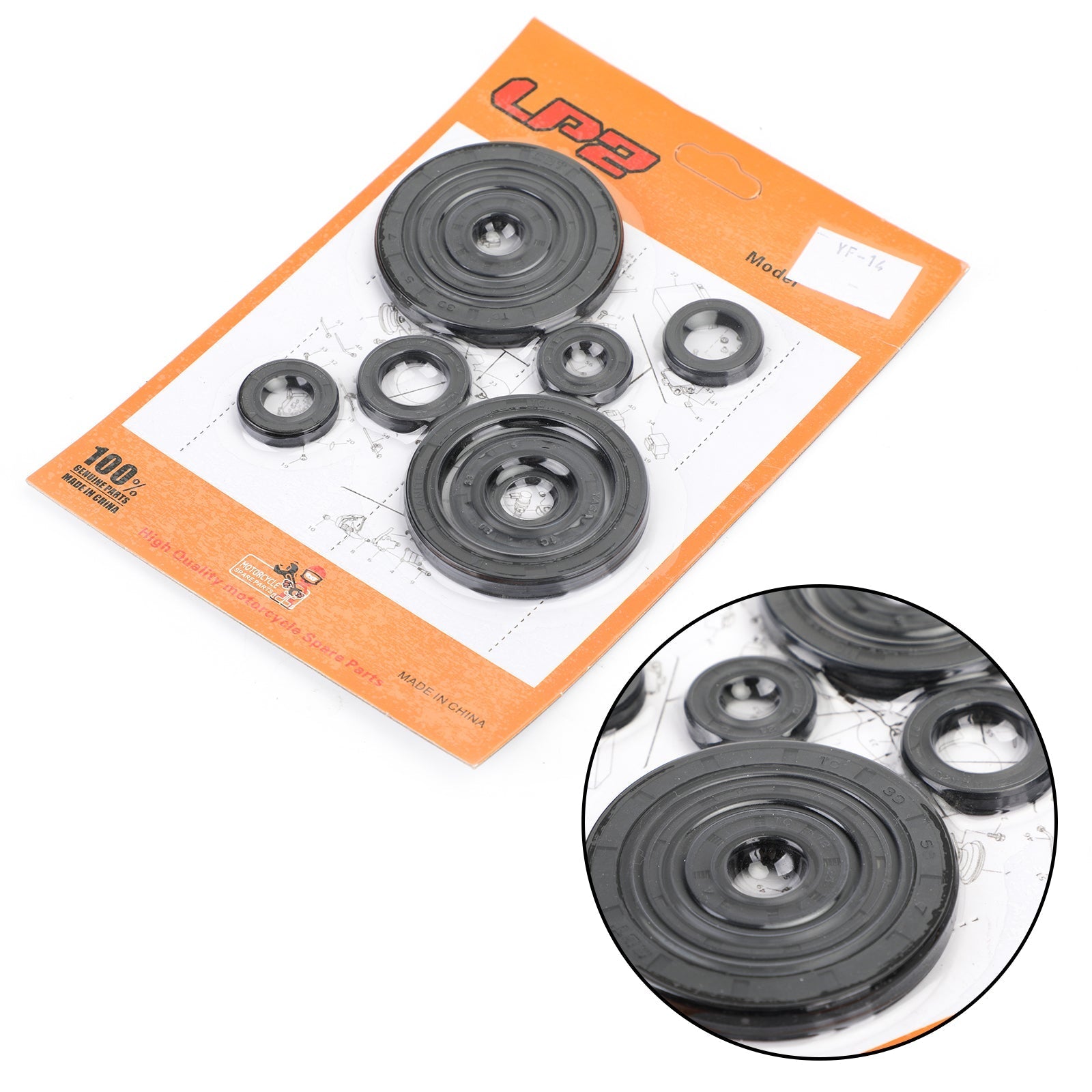 10 sztuk zestaw uszczelek olejowych silnika dla Honda CRF250R 2004-2009 CRF250X 2004-2017 Generic