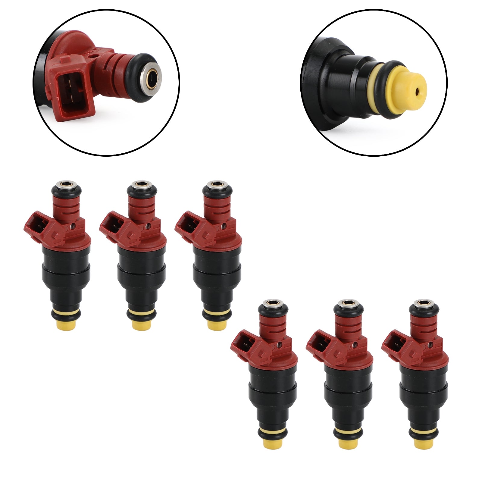 Lote de 6 inyectores de combustible 0280150931 para Ford Explorer Ranger B4000 4.0L 1993-1997 Genérico