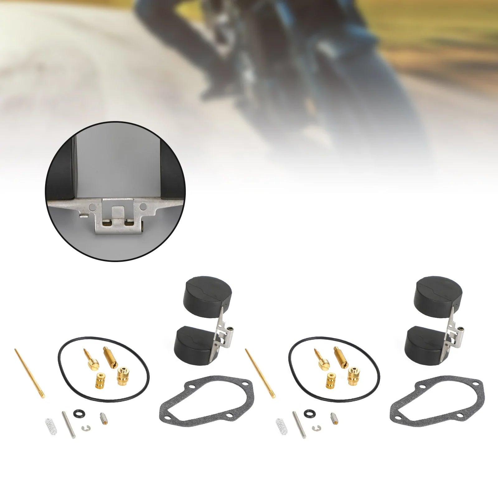 2X Carburateurreparatieset voor Honda XL250 Motosport 250 1972-1975 Generiek