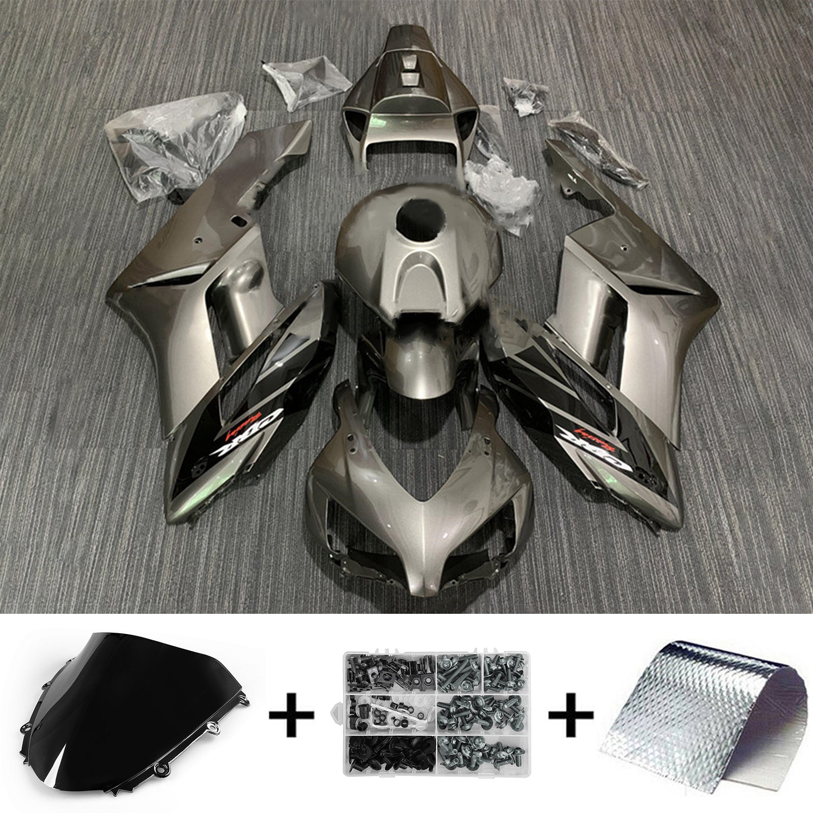 Amotopart Honda CBR1000RR 2004-2005 ABS muovinen korin suojasarja