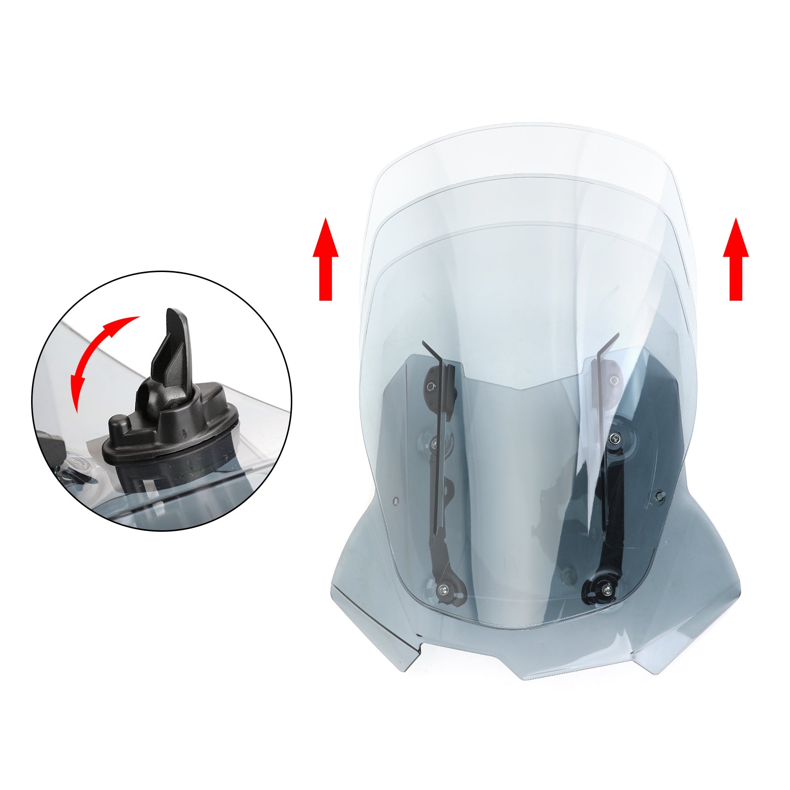 Verstelbare ABS-motorfiets voorruit voor BMW F750GS/F850GS 2018-2019 Generiek