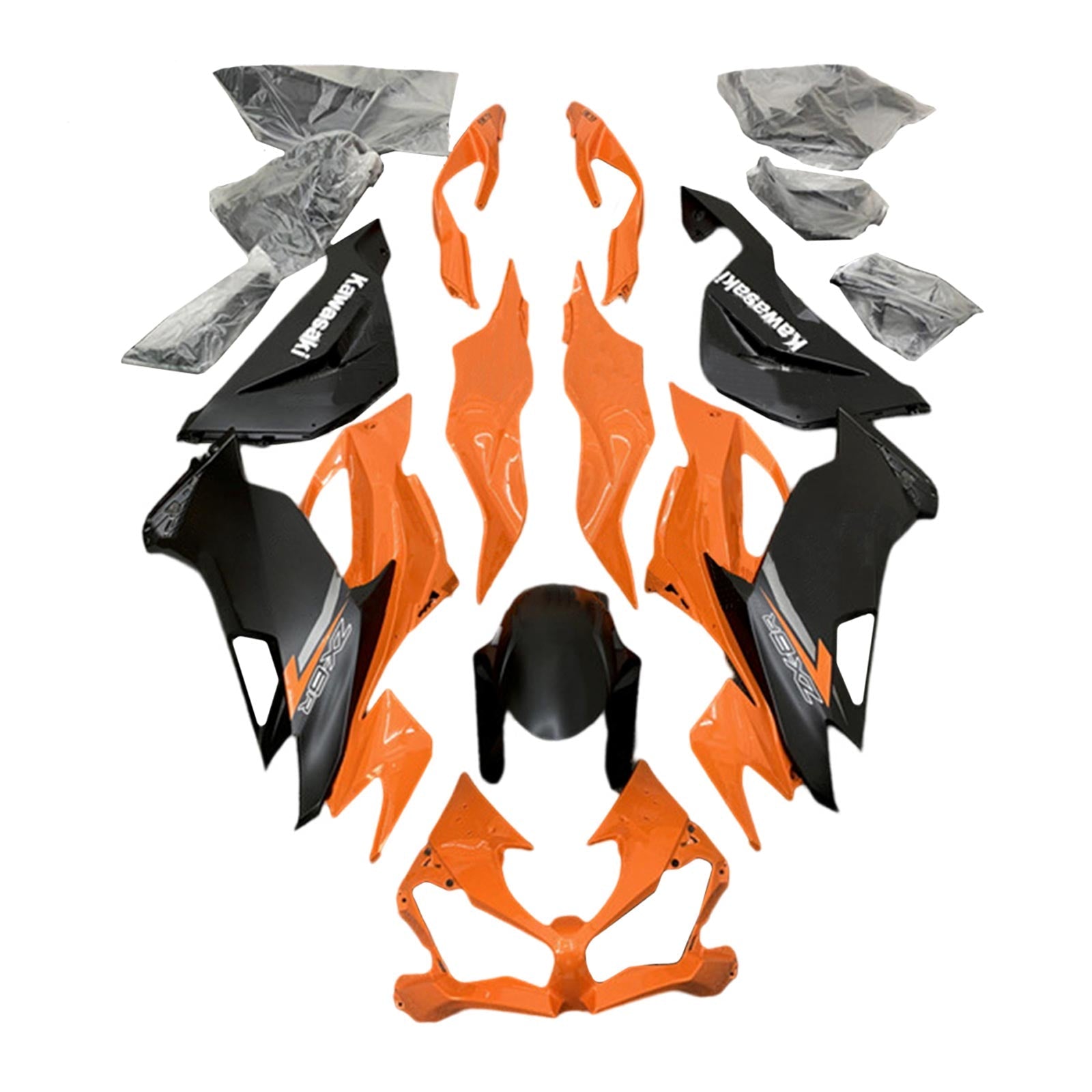 Amotopart Kawasaki ZX6R 2019-2023 ABS kunststof carrosseriekuipset
