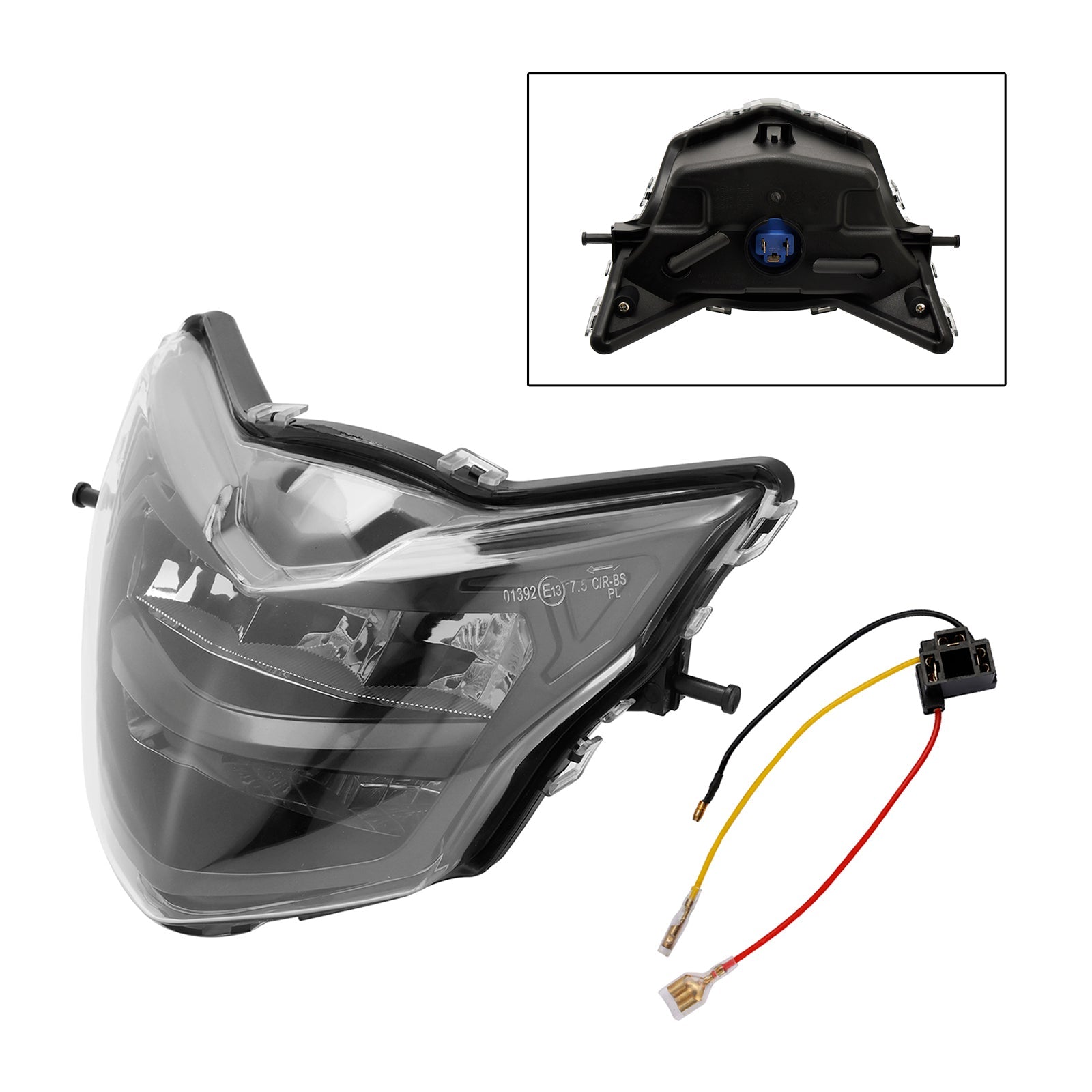 Yamaha LC135 V2-V6 V3 Cabeza delantero de la cabeza protectora Gril LED