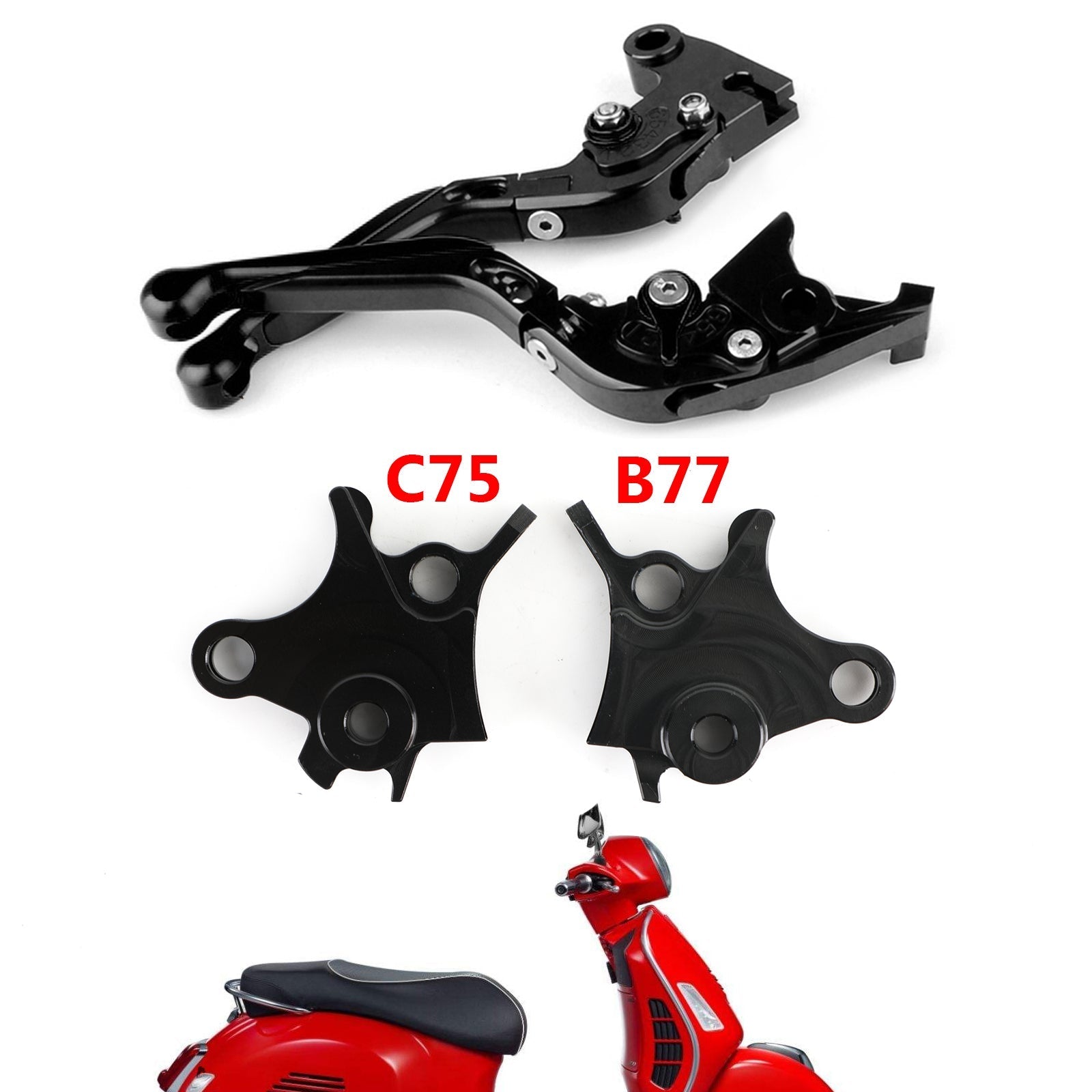 Zavorna ročica dolge motociklistične sklopke, primerna za BMW R1200GS Adventure (LC) 2014-2018 Generic