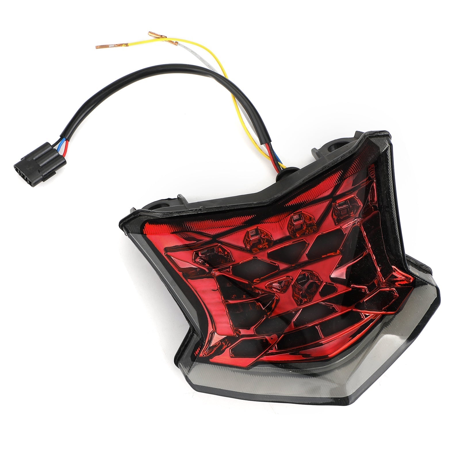 Clignotants de frein à LED feu arrière pour Kawasaki Z650 Ninja 650 Z900 17-19 argent générique