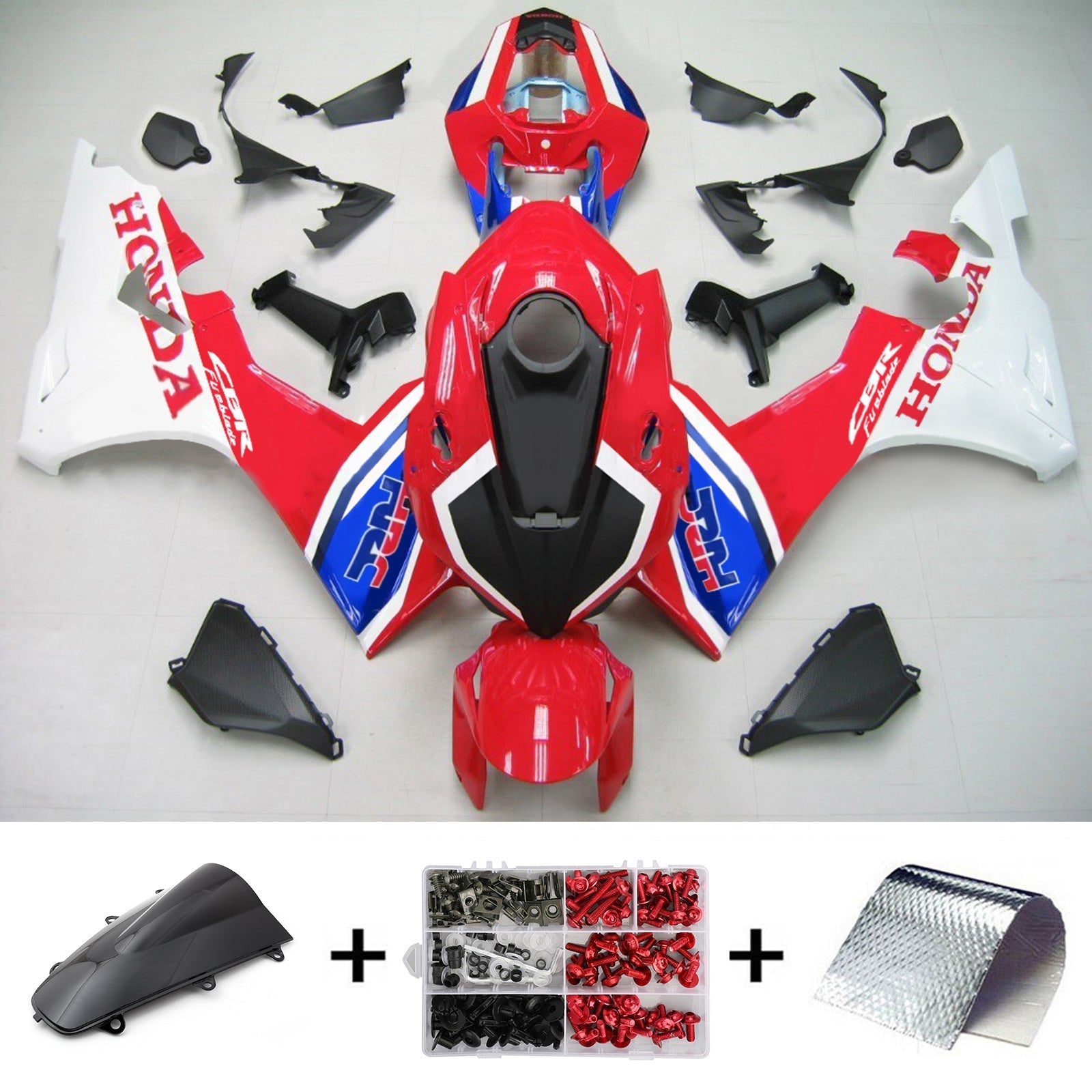 Amotopart Honda CBR1000RR 2017-2025 ABS muovinen korin suojasarja