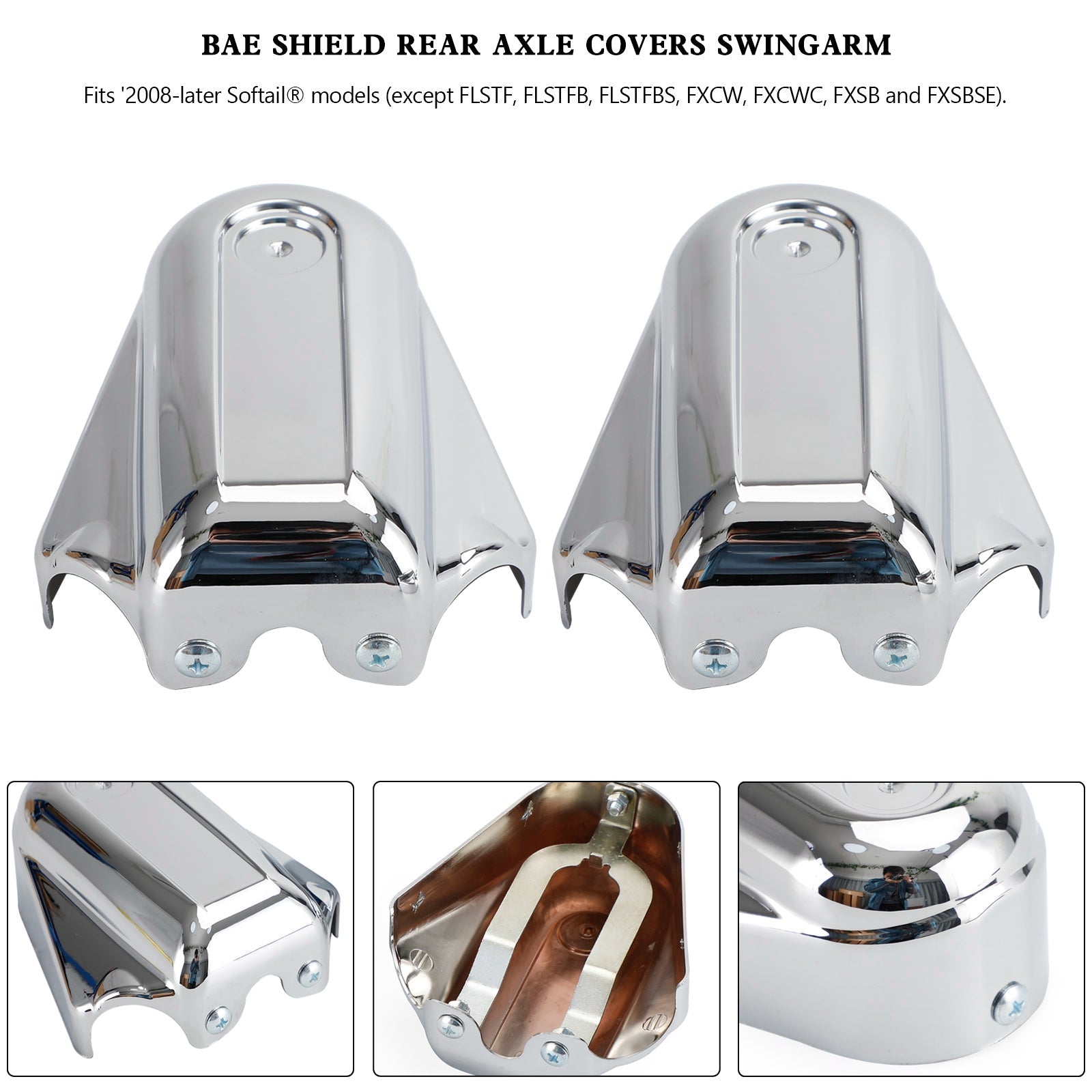 Softail flstn flstn 2008-2020 barski ščit Cover-essie Oscillant Brus