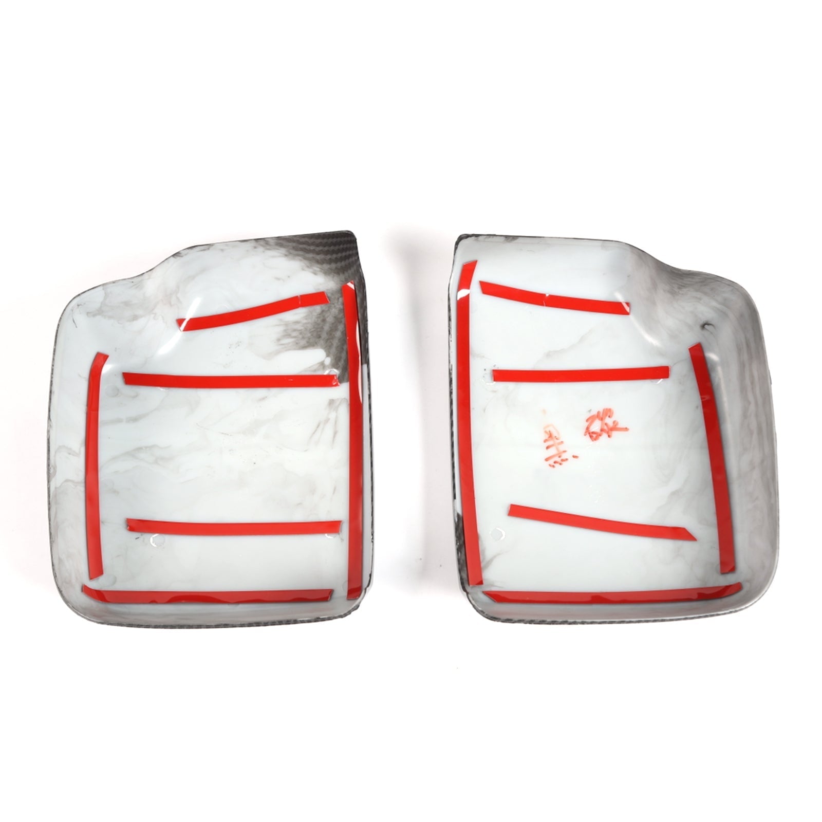 Couverture de rétroviseur extérieur ABS en Fiber de carbone pour Suzuki Jimny 2019-2020 générique