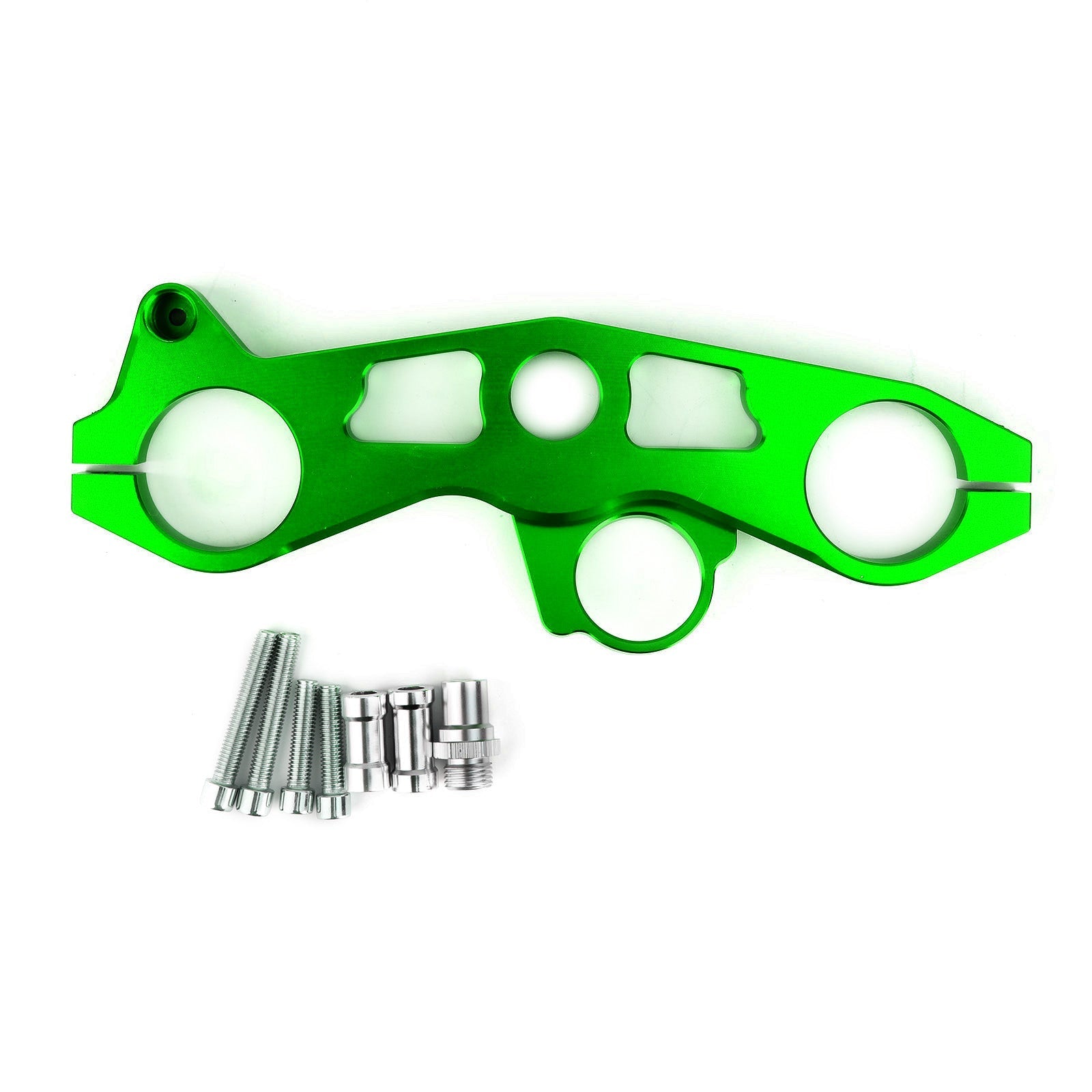 Abbassando la maglietta superiore per la forcella per Kawasaki Ninja ZX6R 09-12 Generico