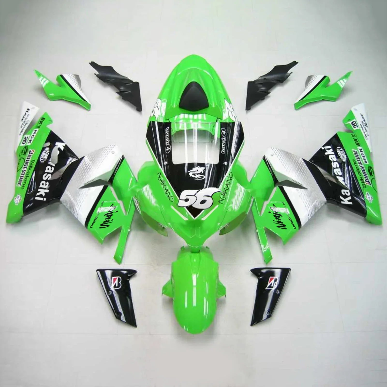 Amotopart kuipset voor Kawasaki ZX10R 2004-2005 Generiek