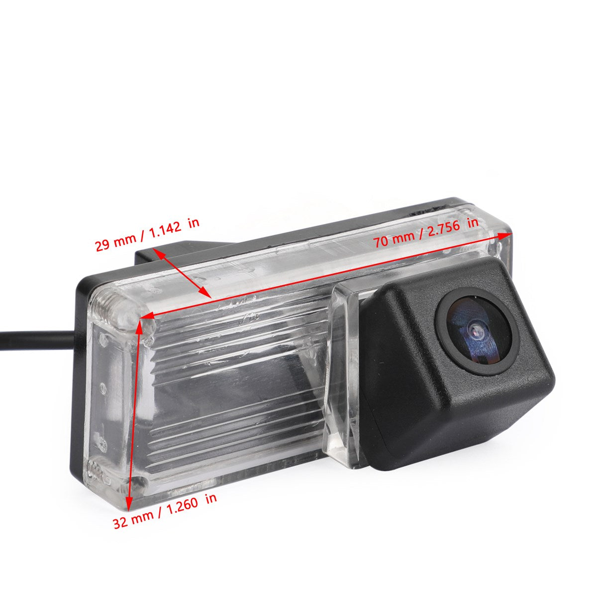 Cámara de visión trasera para coche, compatible con Toyota Land Cruiser serie 70/100/200