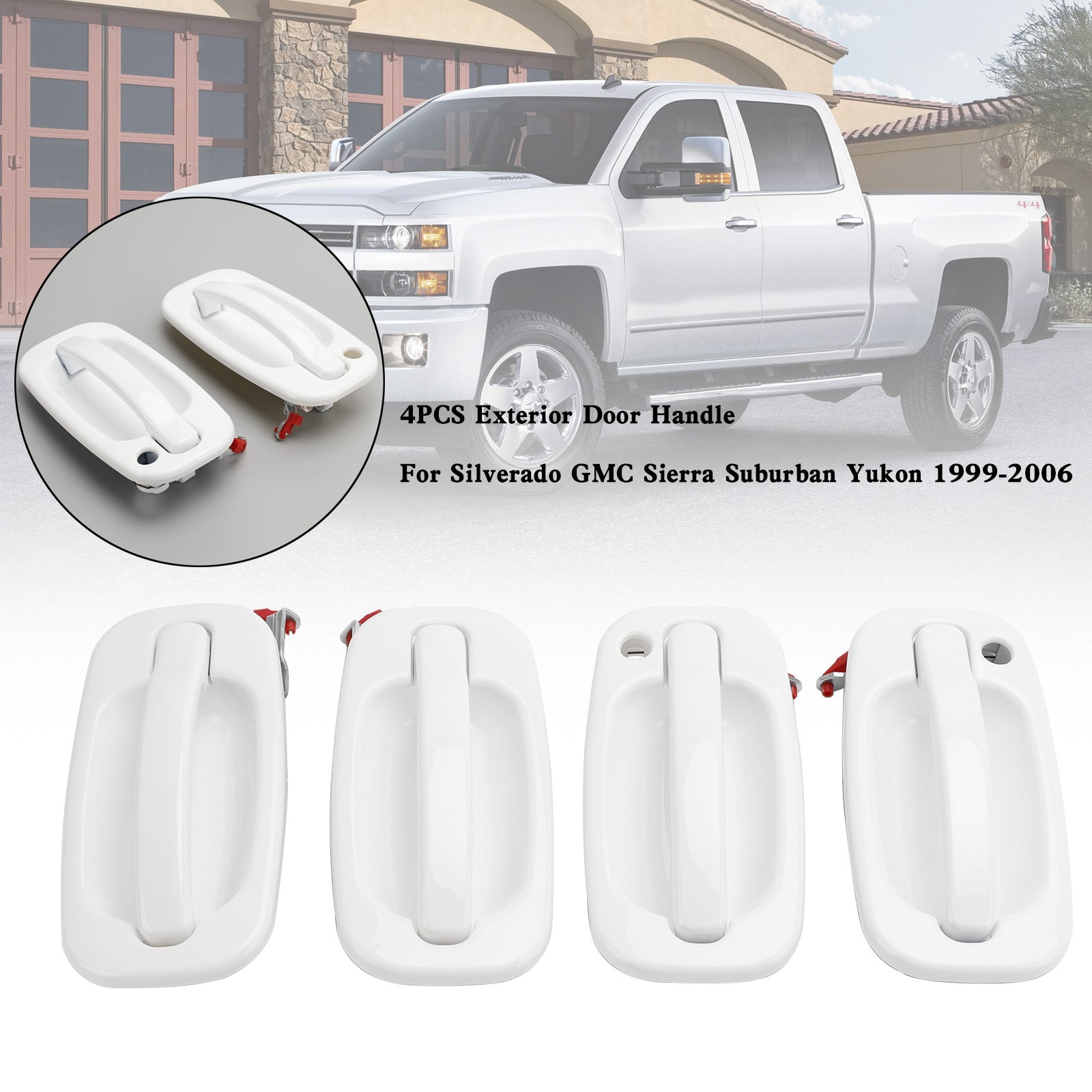 2000-2006 Chevrolet Banlieue Avalanche Cadillac Plezanje 4 sobe ročaj zunanjih vrat 15029900 15029899 15182405 15029901