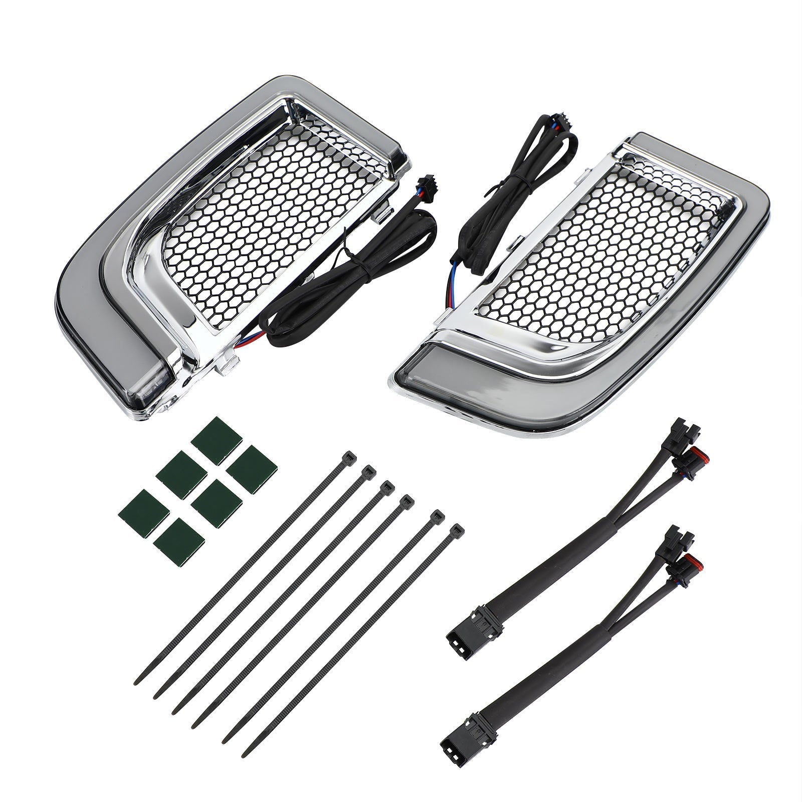 LED Tracer Lower Grids Lower Grids Lights voor elektra flh/t road glide generiek