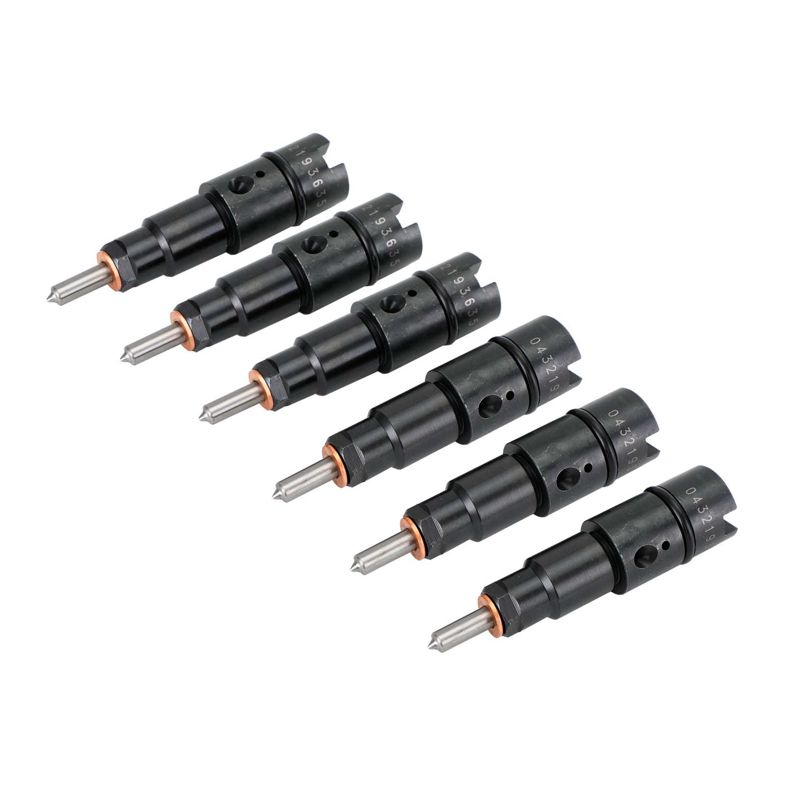 1998-2002 Dodge Cummins 5.9L 40-50 pk 6 brandstofinjectoren 0432193635 RV275 Fedex Express
